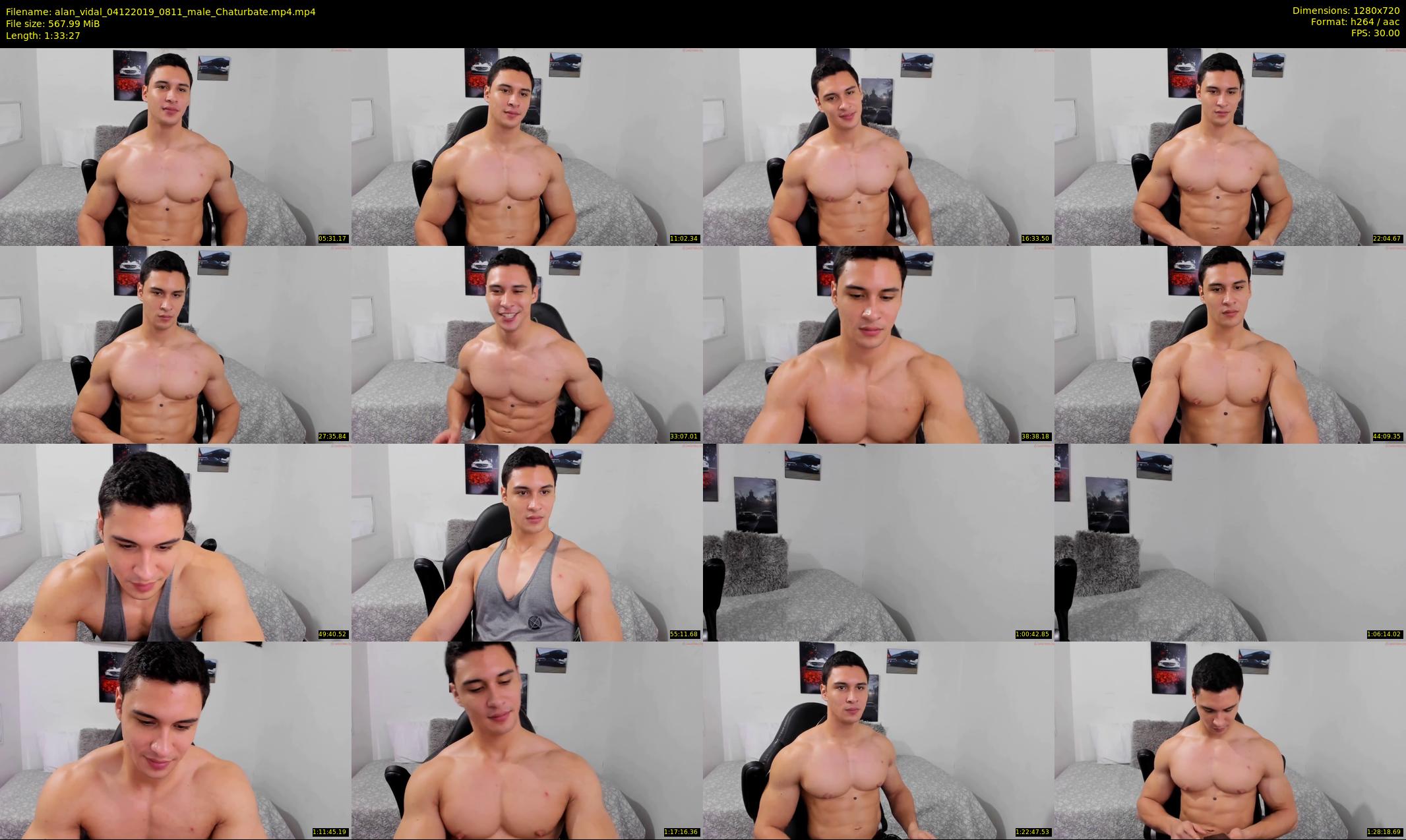 alan_vidal — 94 minute Chaturbate male cam show recording, 720p, Dec 4, 2019