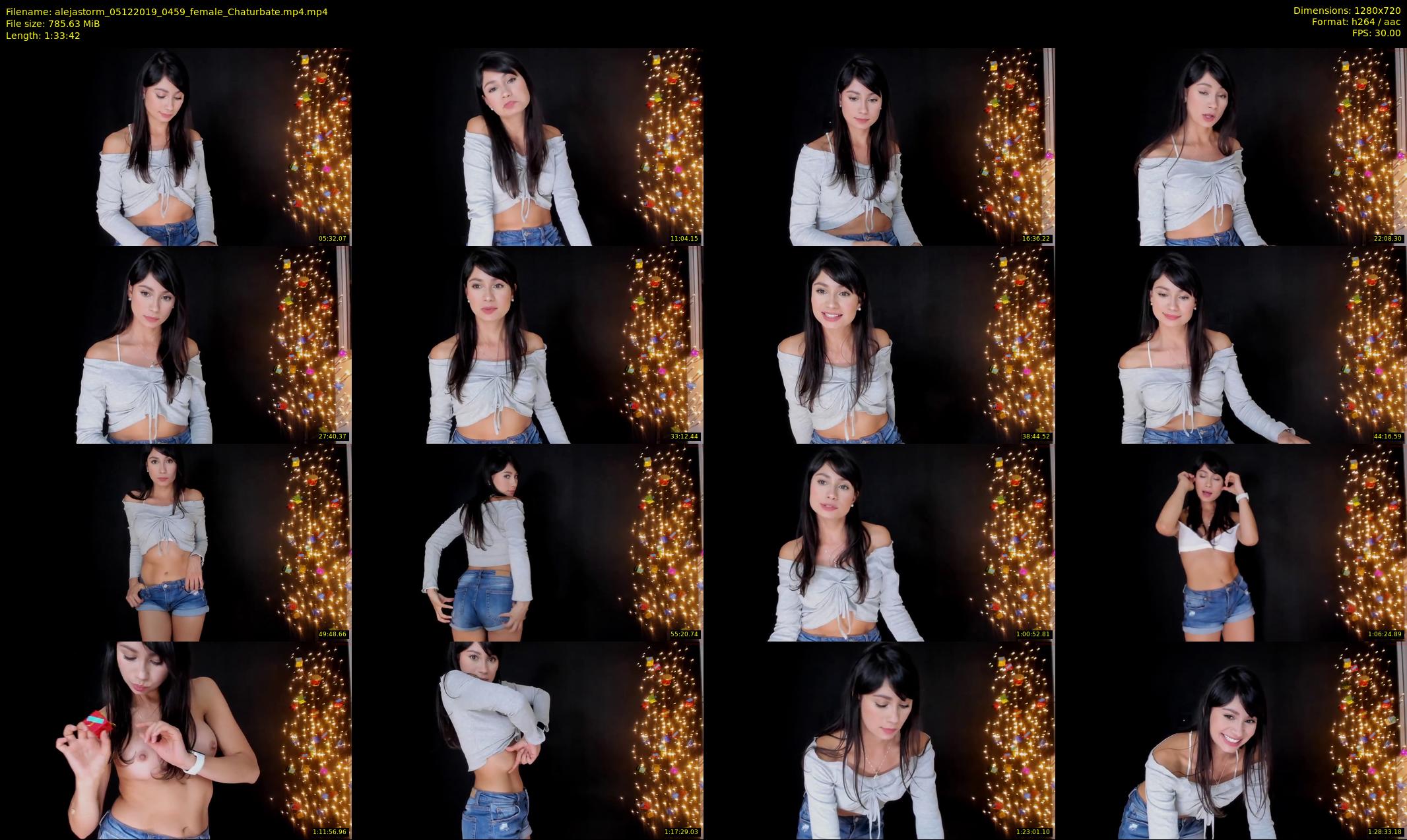 alejastorm — 94 minute Chaturbate female cam show recording, 720p, Dec 5, 2019