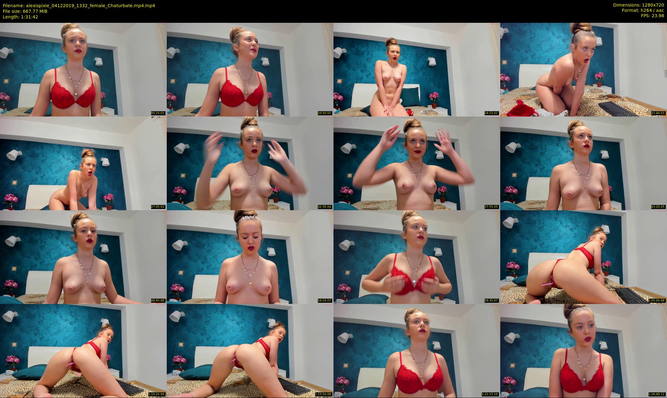 alexispixie — 92 minute Chaturbate female cam show recording, 720p, Dec 4, 2019