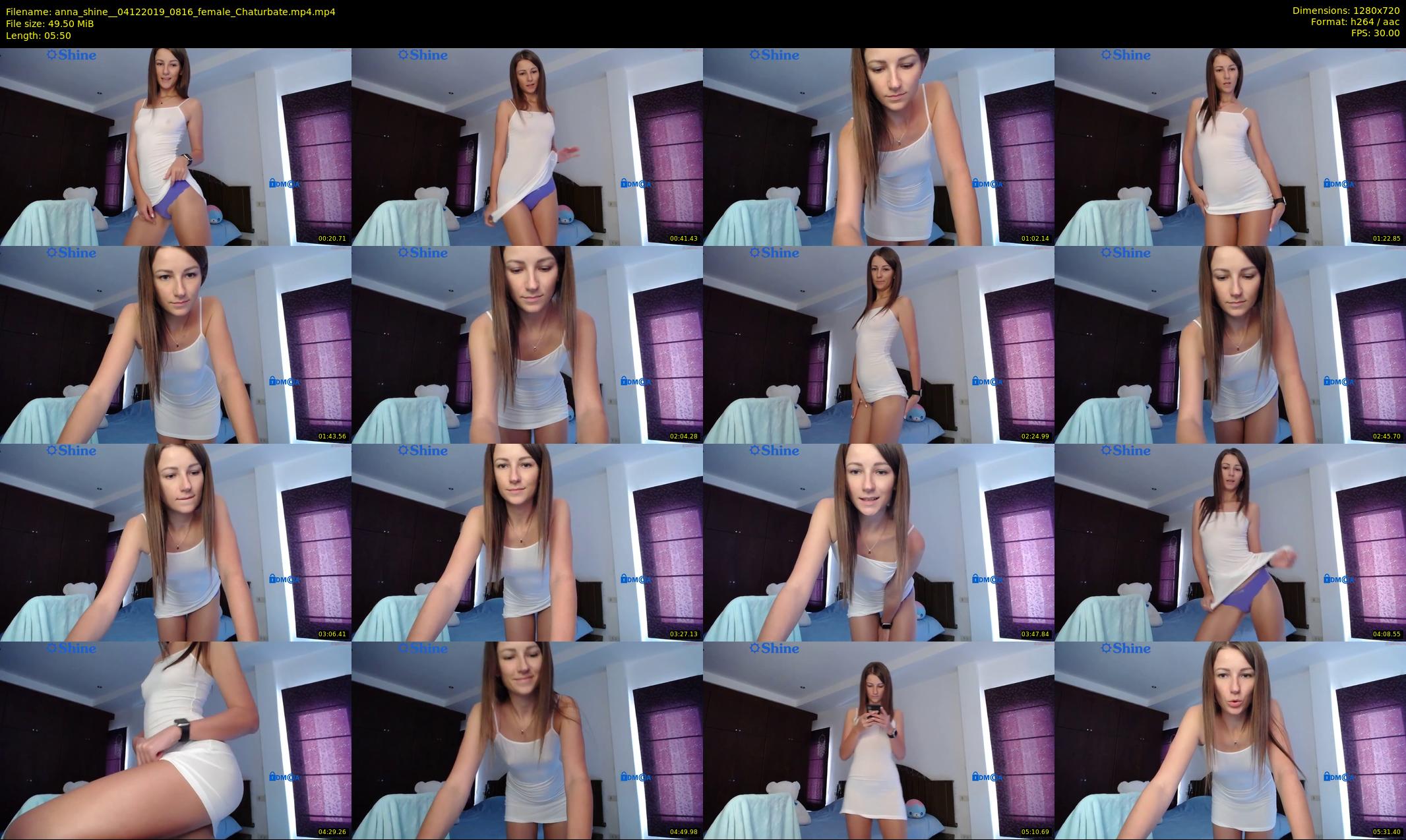 anna_shine_ — 6 minute Chaturbate female cam show recording, 720p, Dec 4, 2019