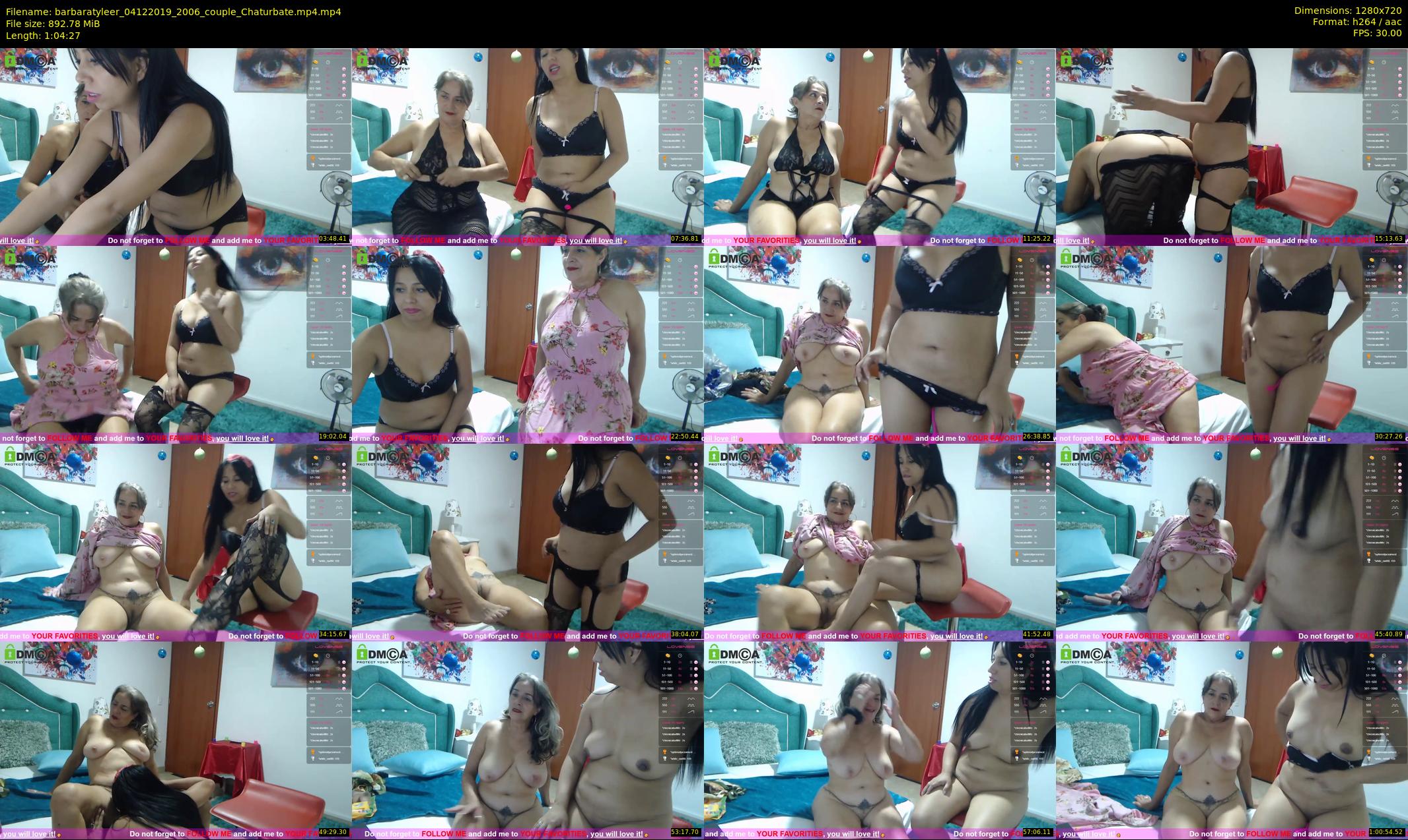 barbaratyleer — 65 minute Chaturbate couple cam show recording, 720p, Dec 4, 2019
