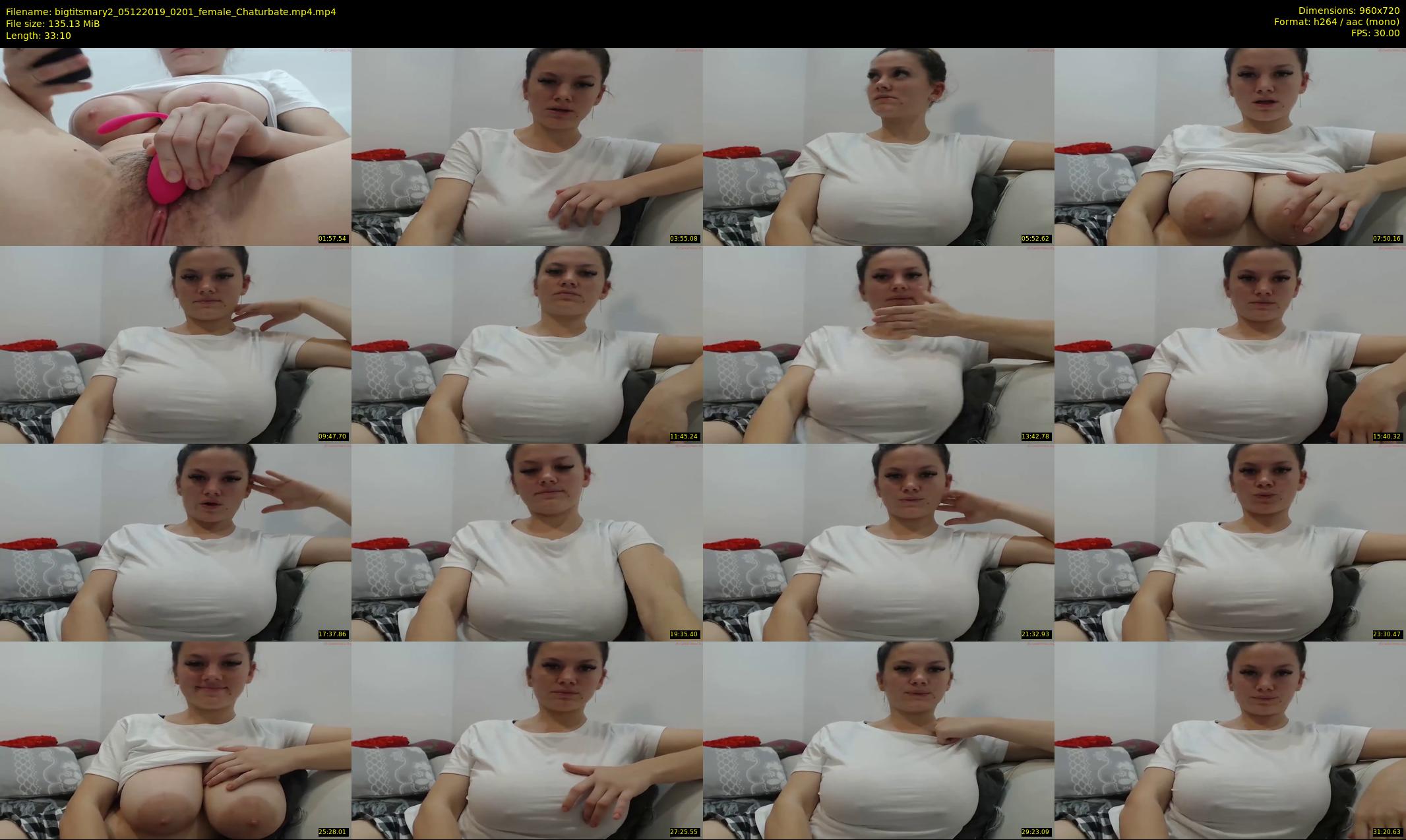 bigtitsmary2 — 34 minute Chaturbate female cam show recording, 720p, Dec 5, 2019