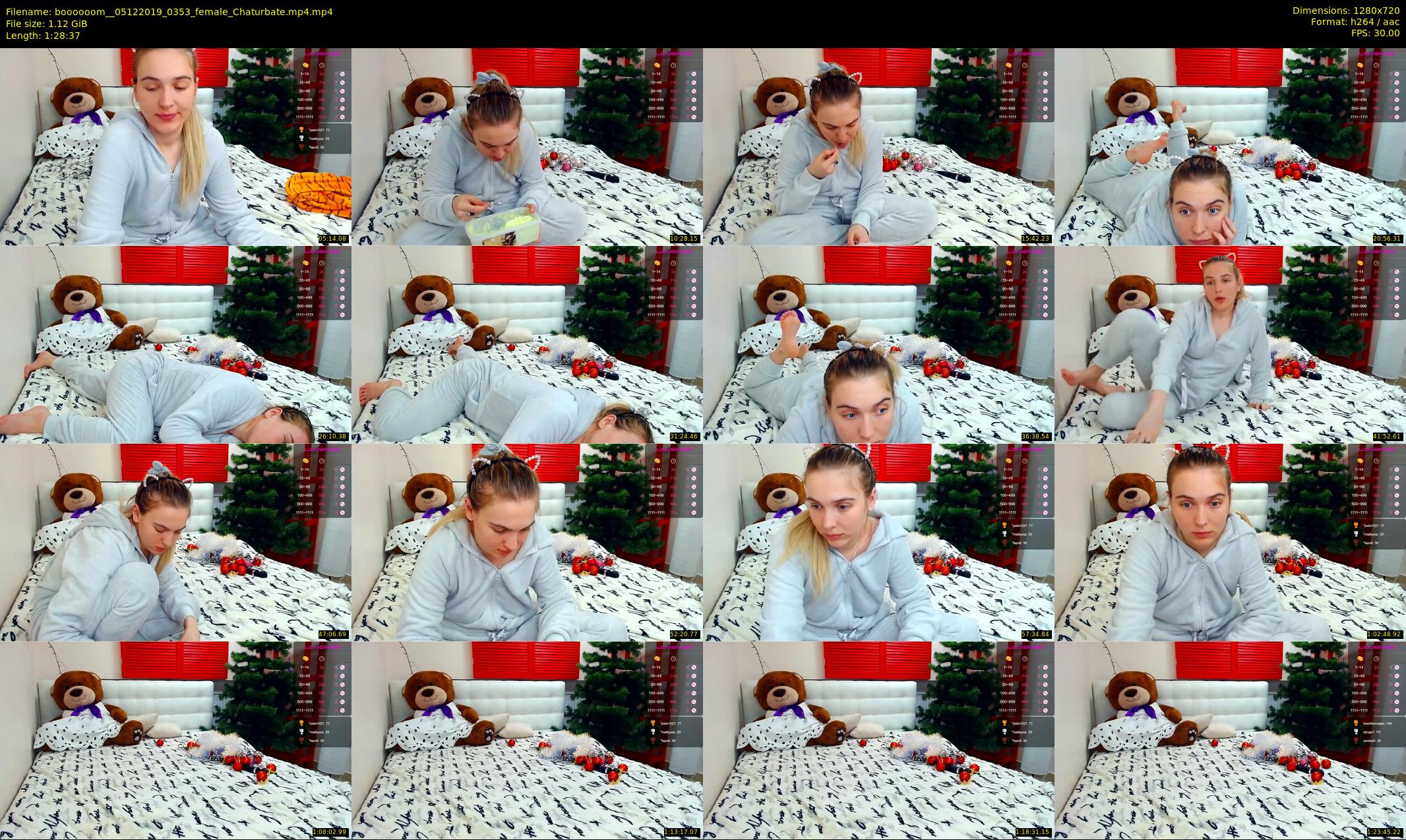 boooooom_ — 89 minute Chaturbate female cam show recording, 720p, Dec 5, 2019