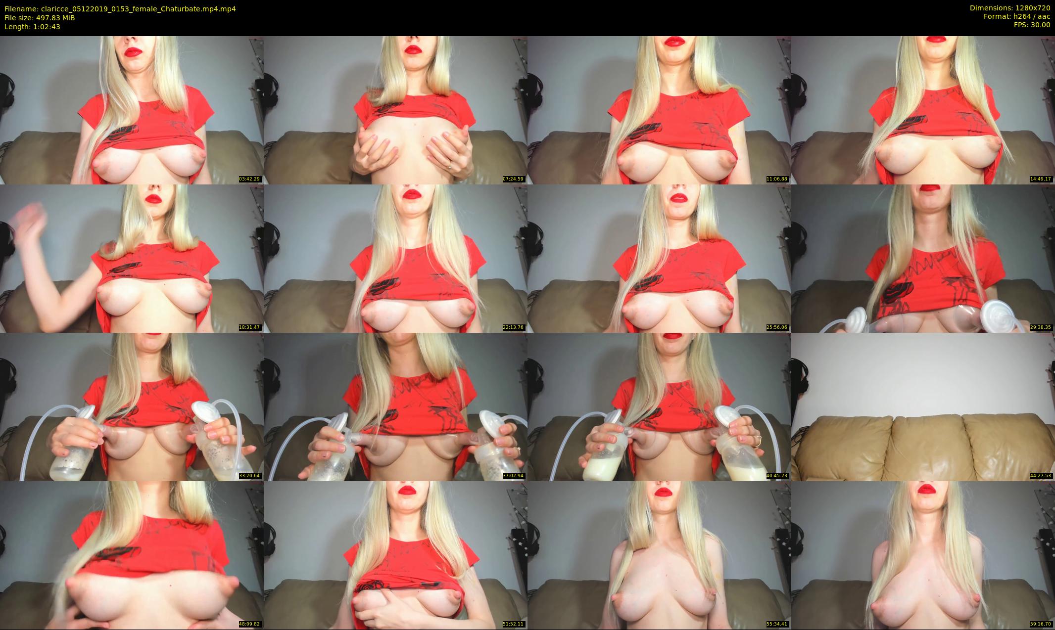 claricce — 63 minute Chaturbate female cam show recording, 720p, Dec 5, 2019