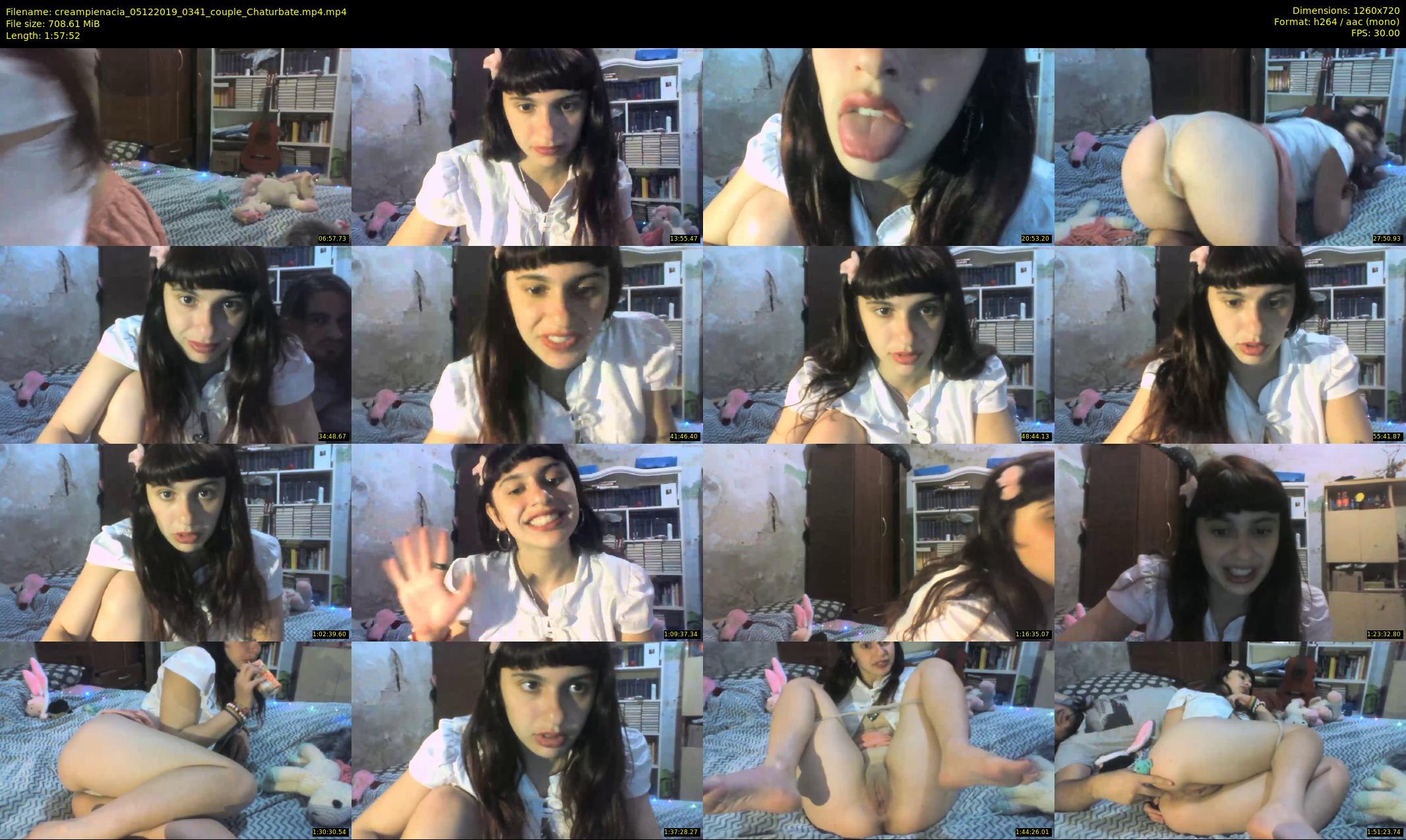 creampienacia — 118 minute Chaturbate couple cam show recording, 720p, Dec 5, 2019