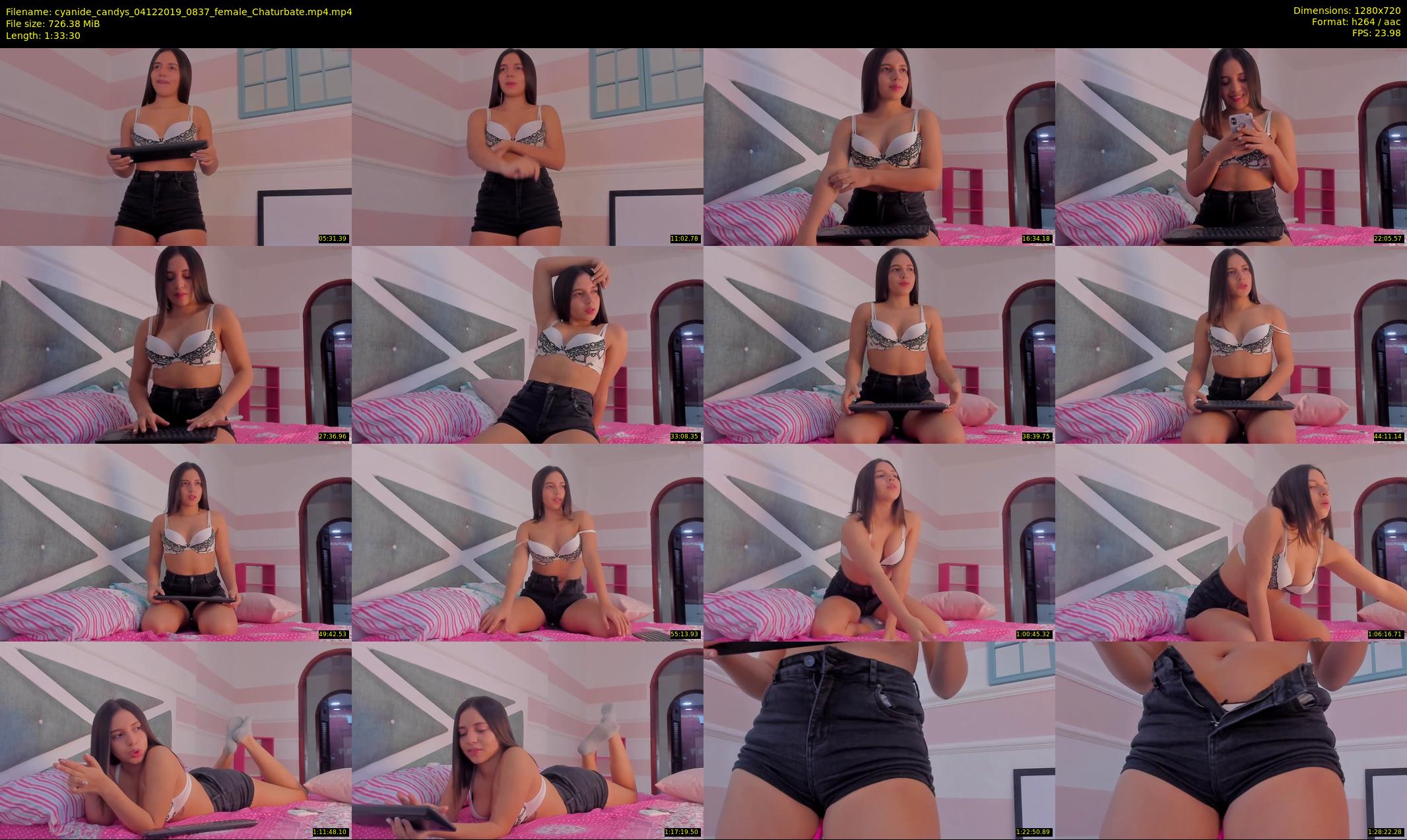 cyanide_candys — 94 minute Chaturbate female cam show recording, 720p, Dec 4, 2019