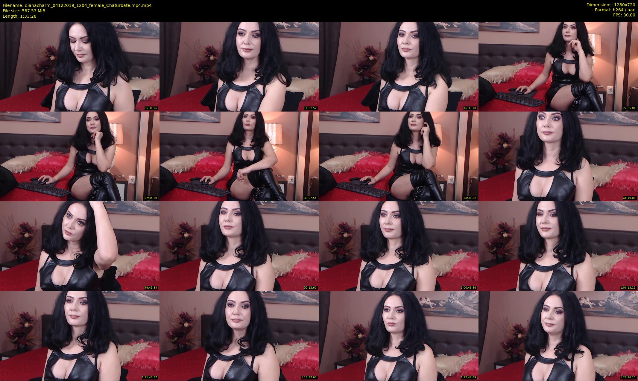 dianacharm — 94 minute Chaturbate female cam show recording, 720p, Dec 4, 2019