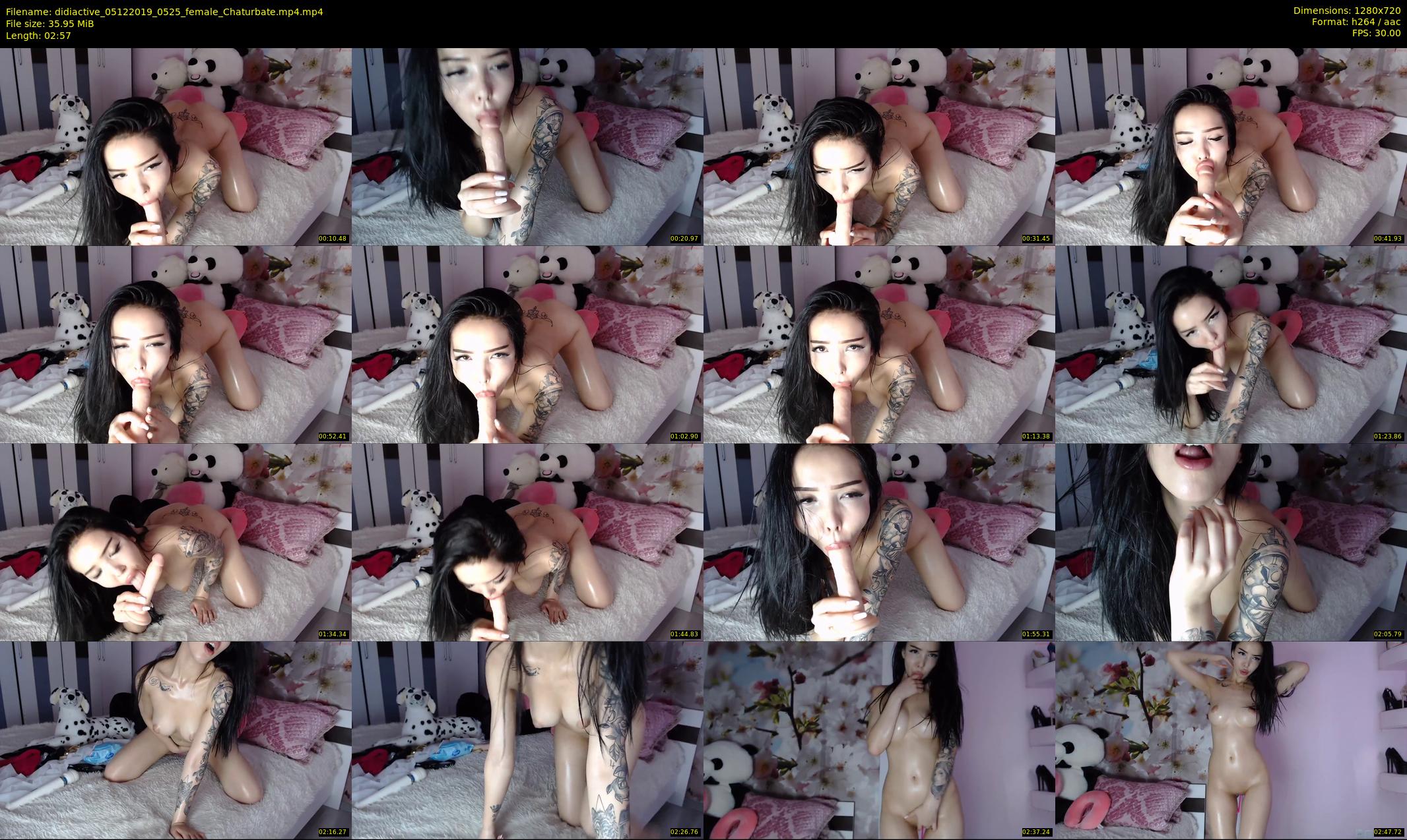 didiactive — 3 minute Chaturbate female cam show recording, 720p, Dec 5, 2019