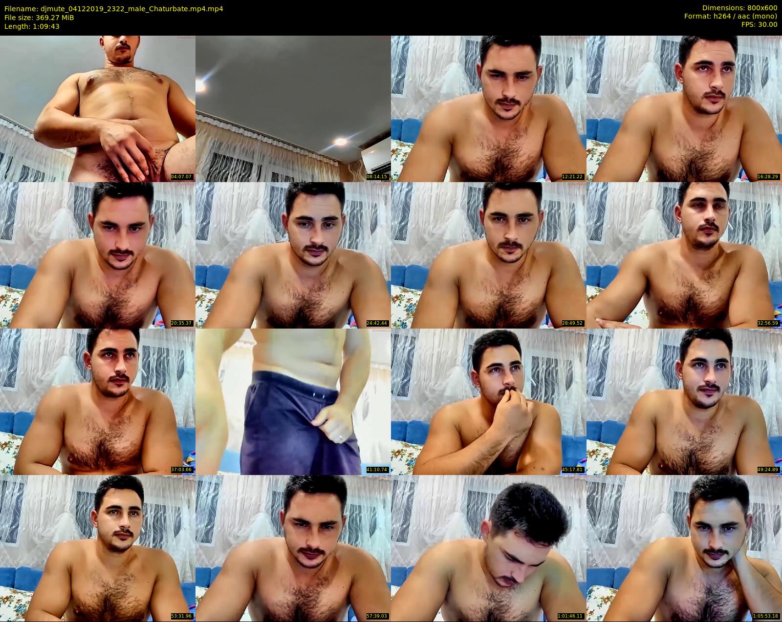 djmute — 70 minute Chaturbate male cam show recording, 480p, Dec 4, 2019