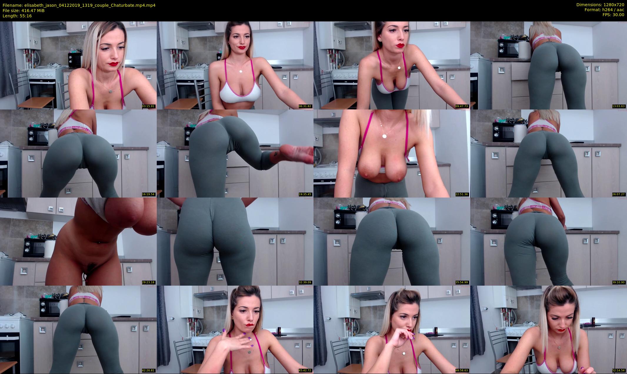 elisabeth_jason — 56 minute Chaturbate couple cam show recording, 720p, Dec 4, 2019
