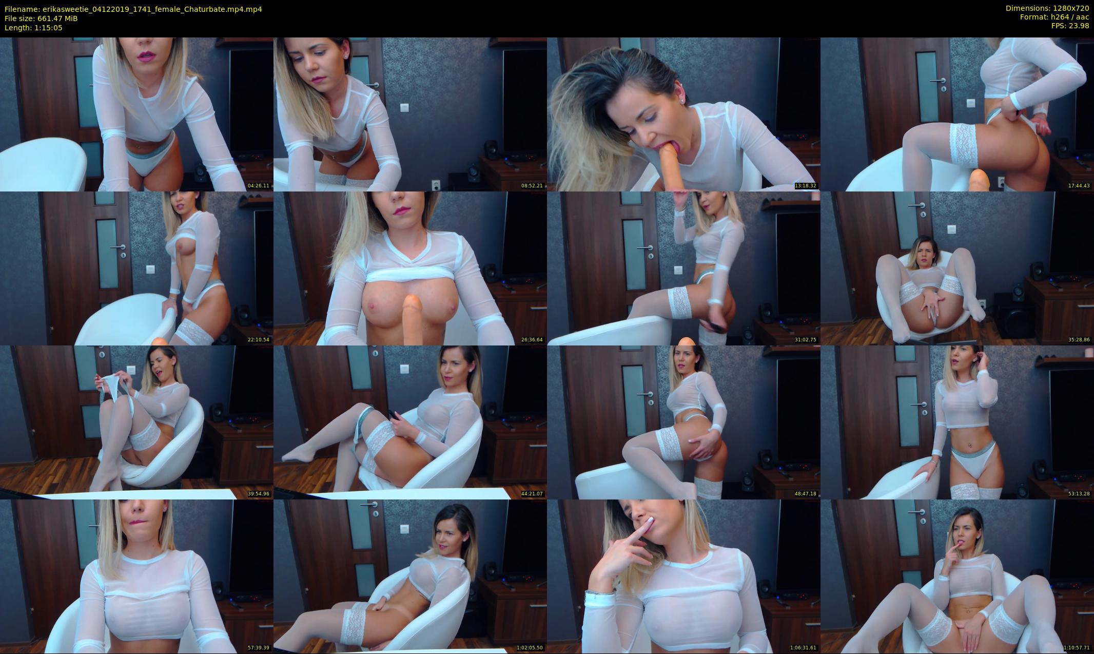erikasweetie — 76 minute Chaturbate female cam show recording, 720p, Dec 4, 2019
