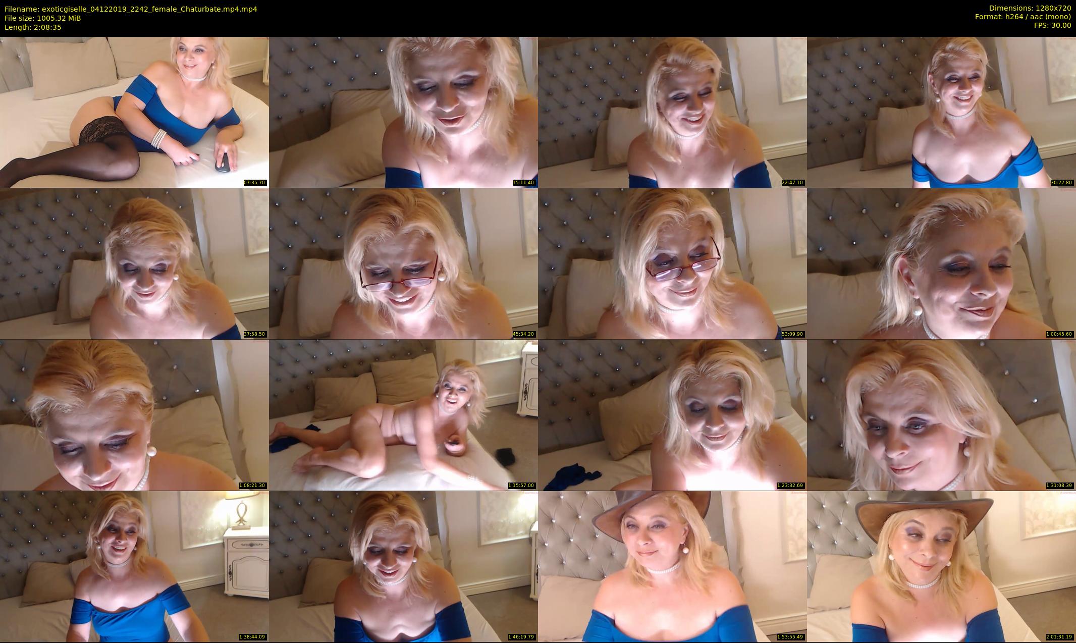 exoticgiselle — 129 minute Chaturbate female cam show recording, 720p, Dec 4, 2019