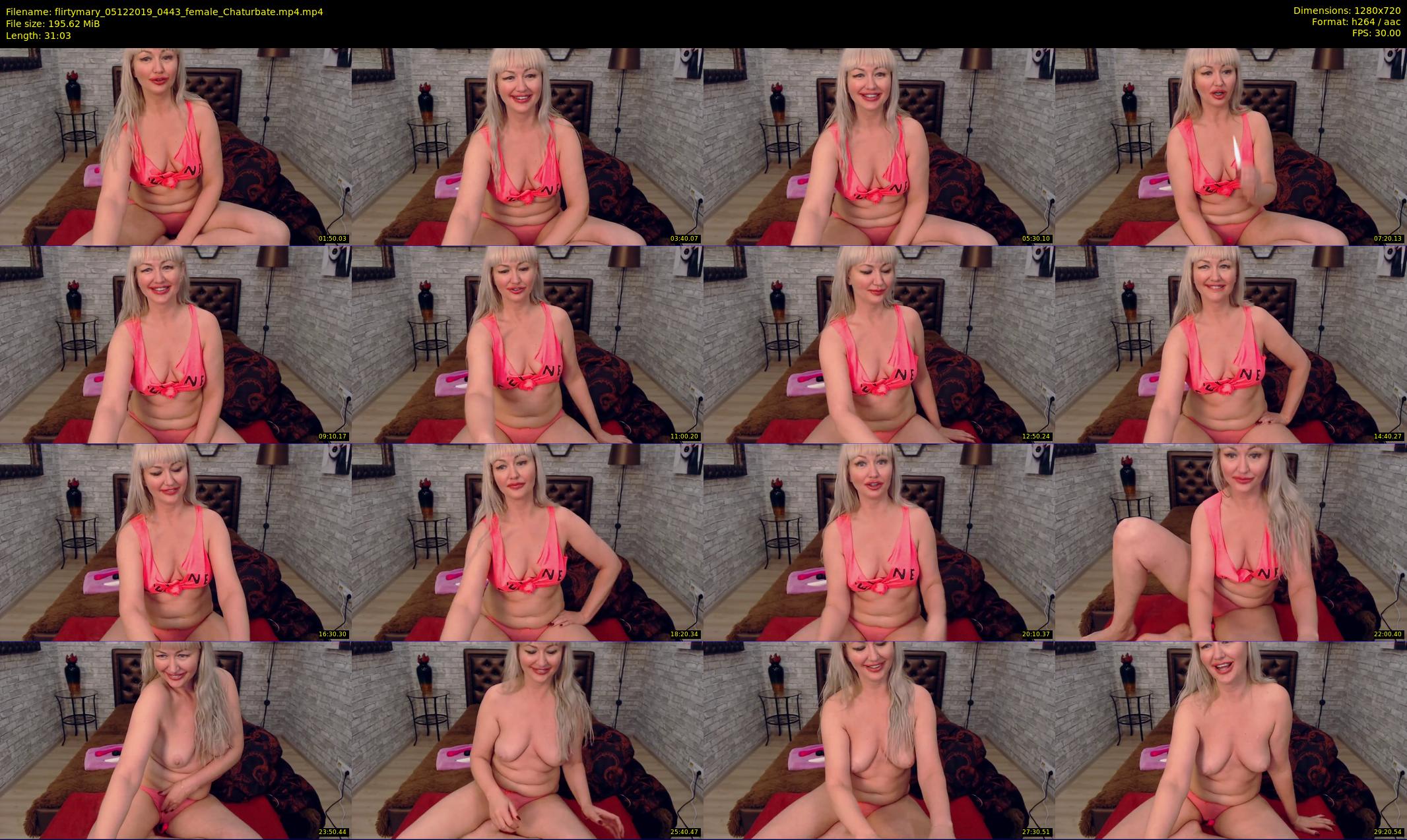 flirtymary — 32 minute Chaturbate female cam show recording, 720p, Dec 5, 2019