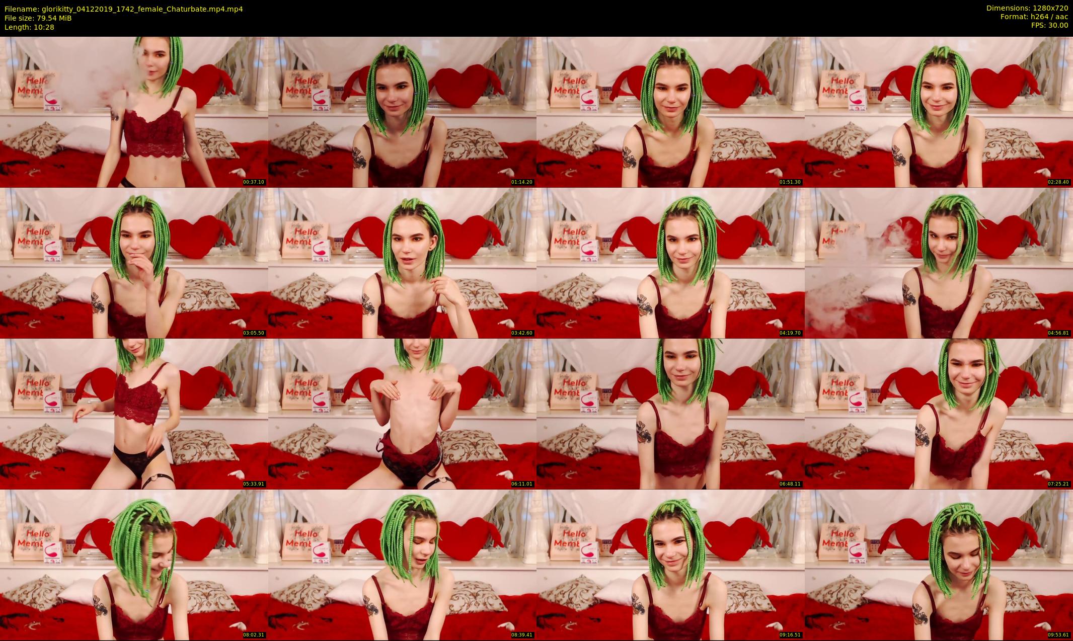 glorikitty — 11 minute Chaturbate female cam show recording, 720p, Dec 4, 2019