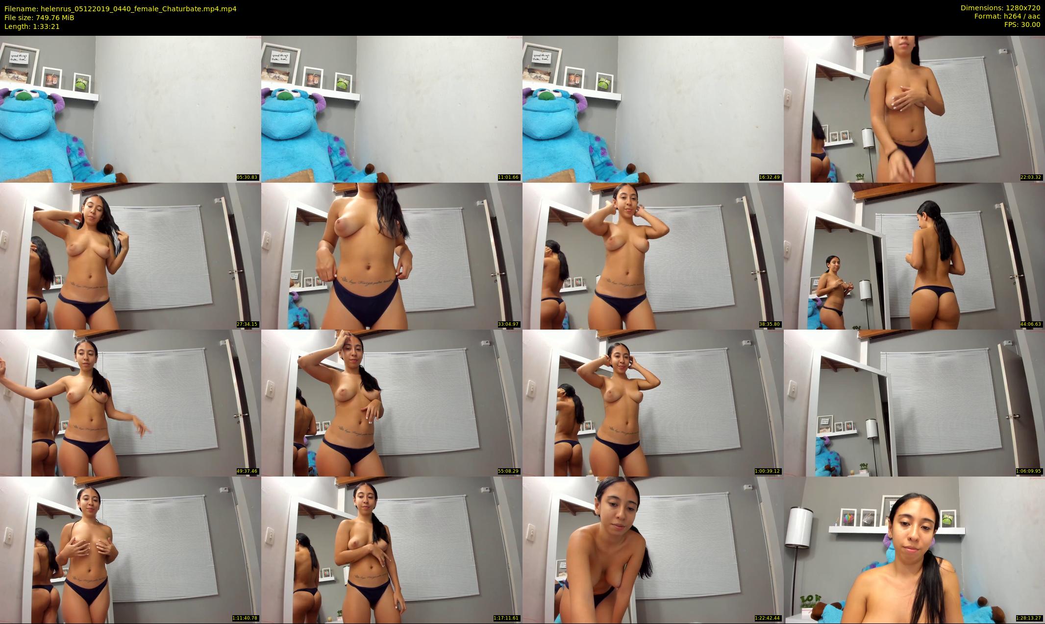 helenrus — 94 minute Chaturbate female cam show recording, 720p, Dec 5, 2019