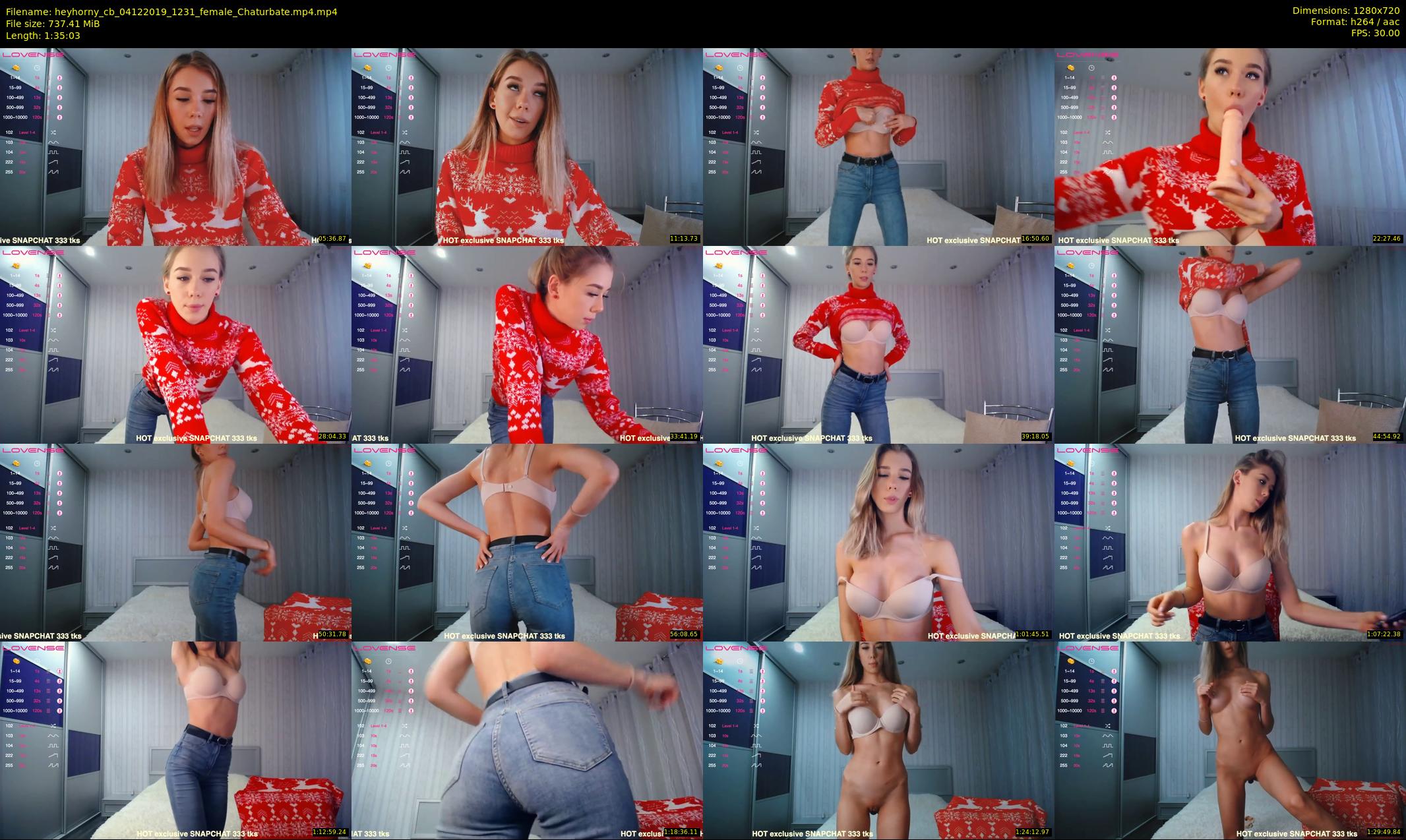 heyhorny_cb — 96 minute Chaturbate couple cam show recording, 720p, Dec 4, 2019