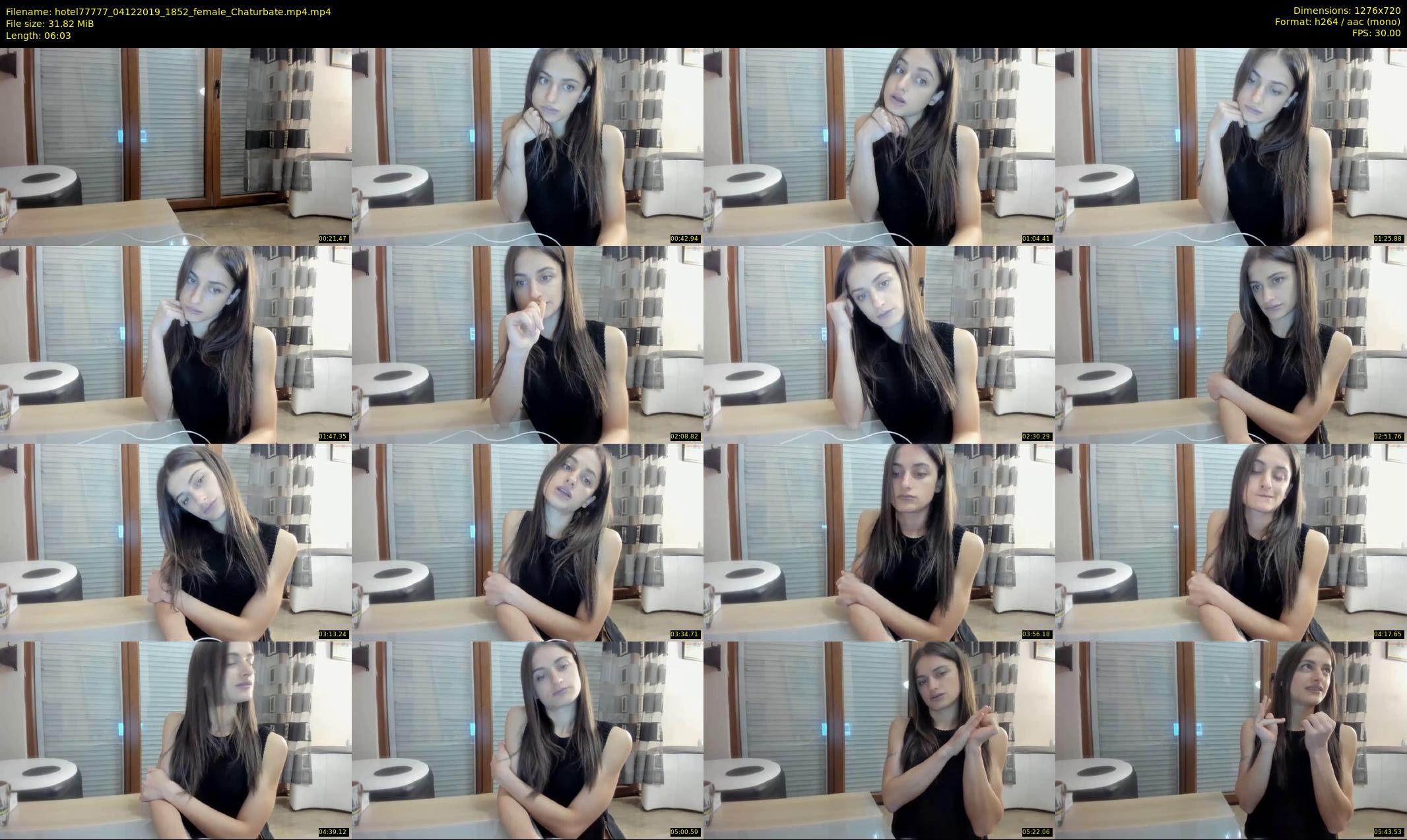 hotel77777 — 7 minute Chaturbate female cam show recording, 720p, Dec 4, 2019