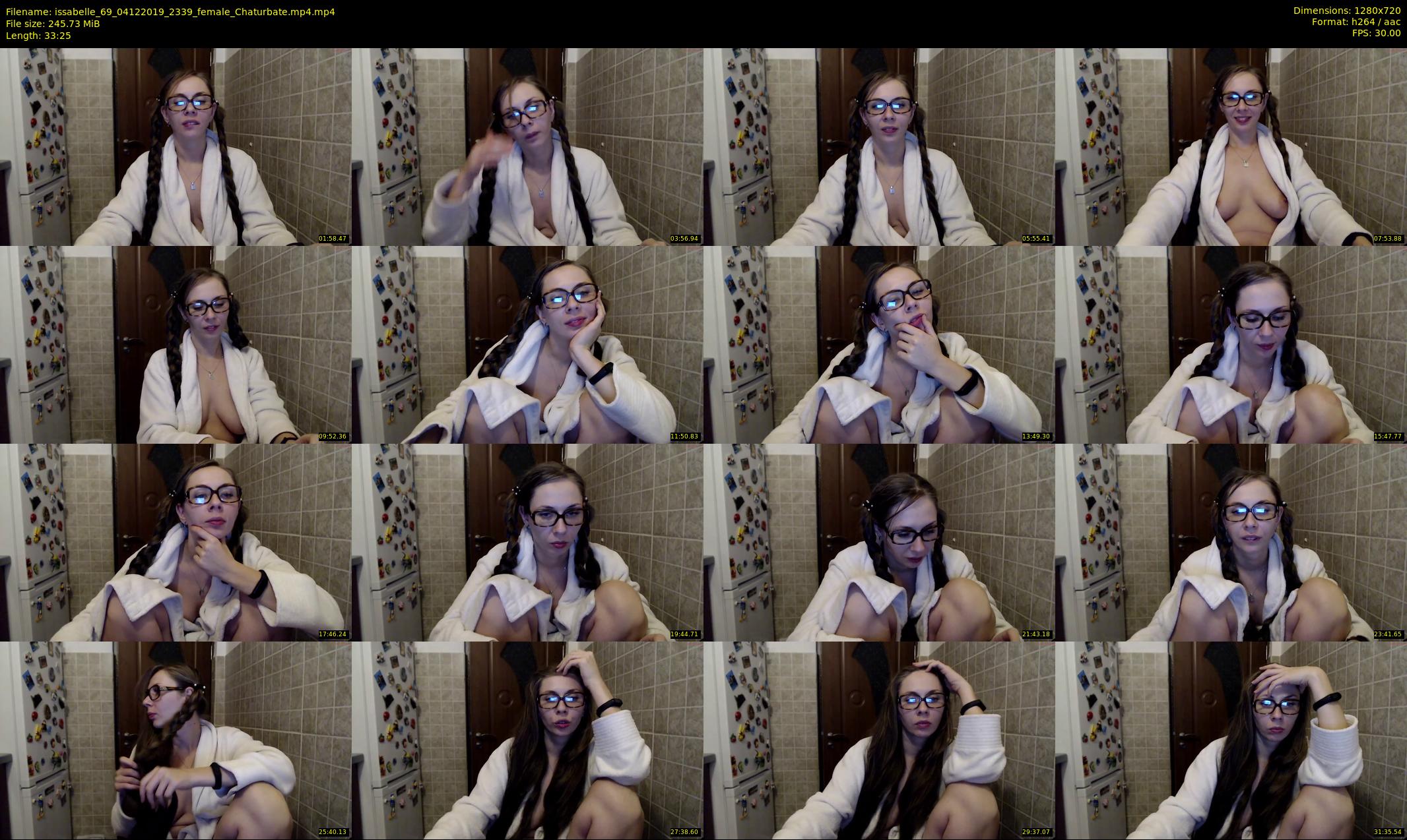 issabelle_69 — 34 minute Chaturbate couple cam show recording, 720p, Dec 4, 2019