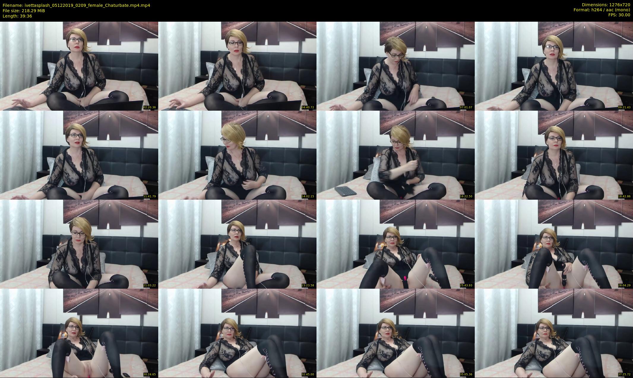 ivettasplash — 40 minute Chaturbate female cam show recording, 720p, Dec 5, 2019
