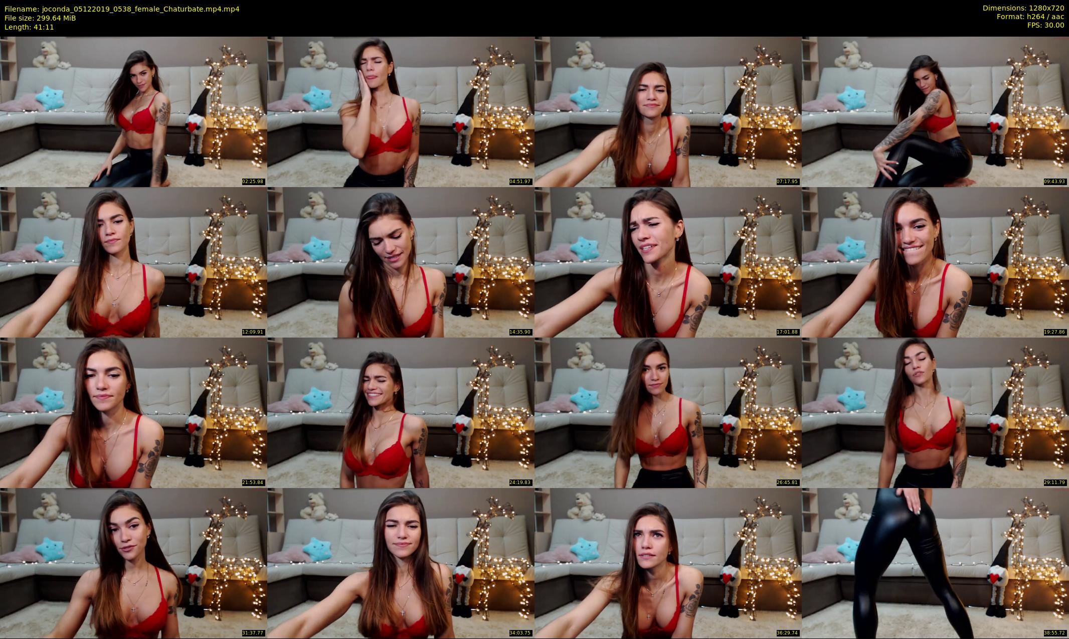 joconda — 42 minute Chaturbate female cam show recording, 720p, Dec 5, 2019