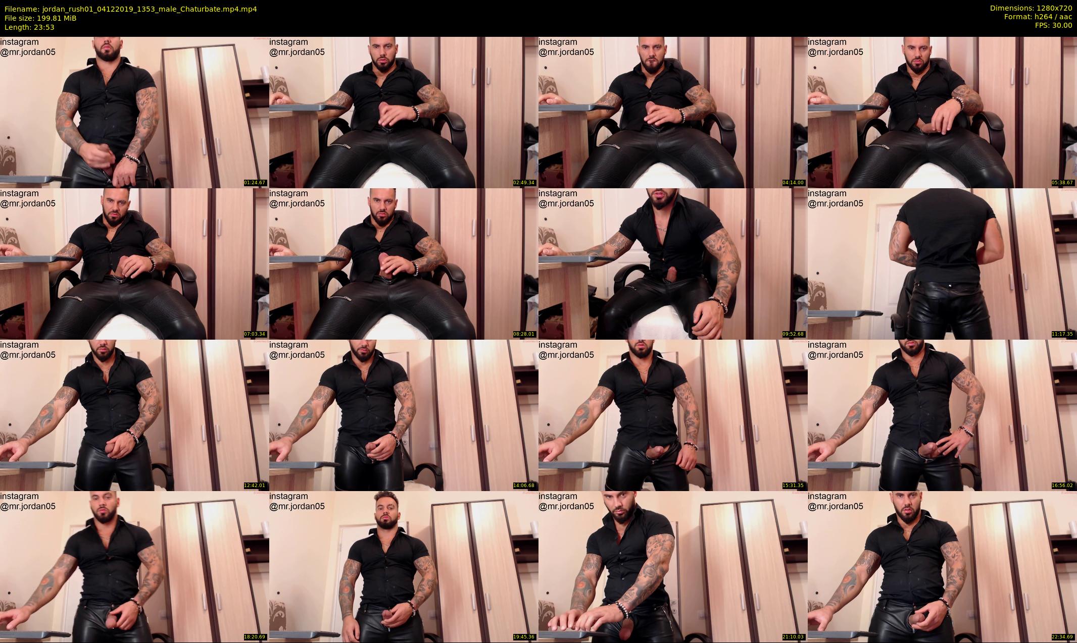 jordan_rush01 — 24 minute Chaturbate male cam show recording, 720p, Dec 4, 2019