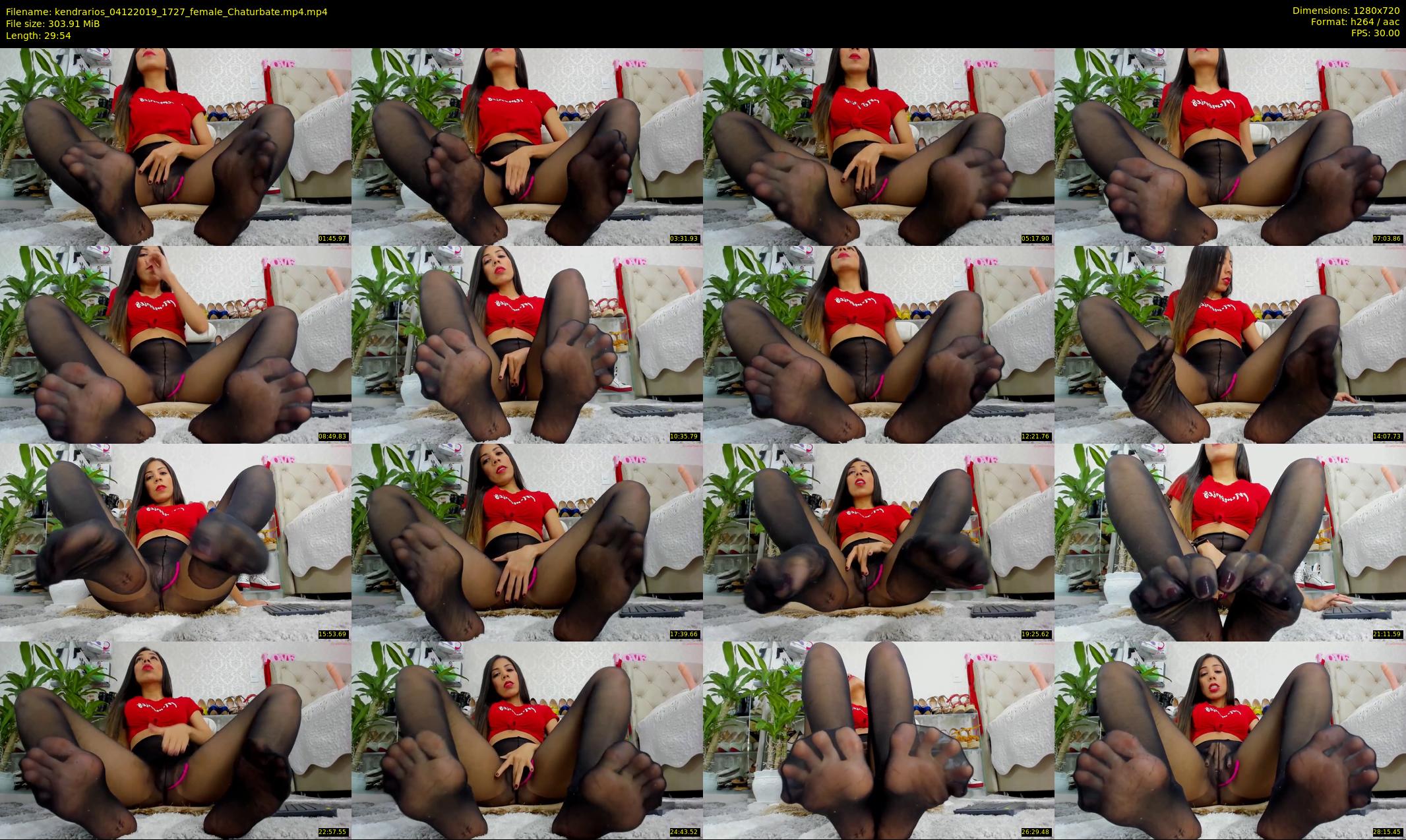 kendrarios — 30 minute Chaturbate female cam show recording, 720p, Dec 4, 2019