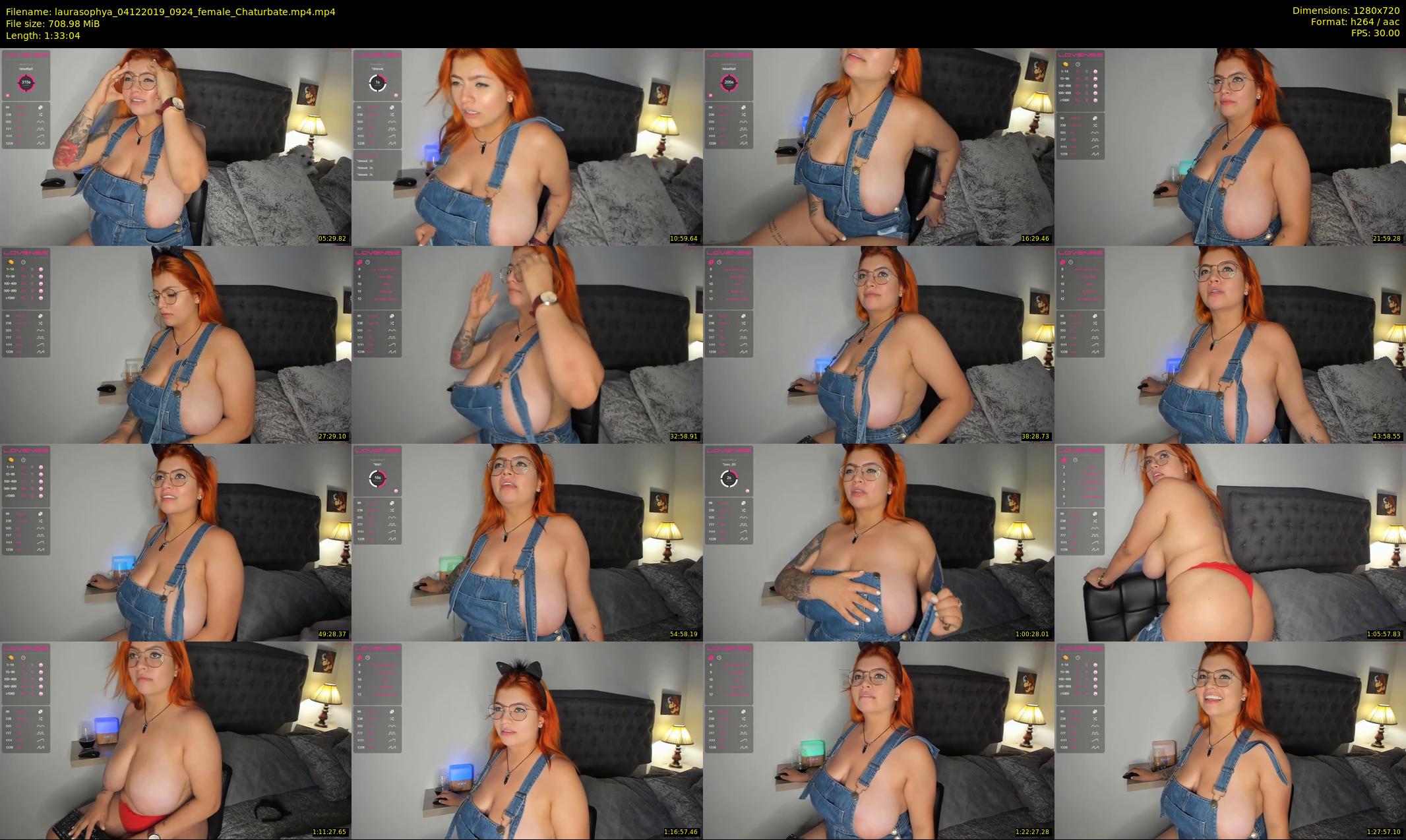 laurasophya — 94 minute Chaturbate female cam show recording, 720p, Dec 4, 2019