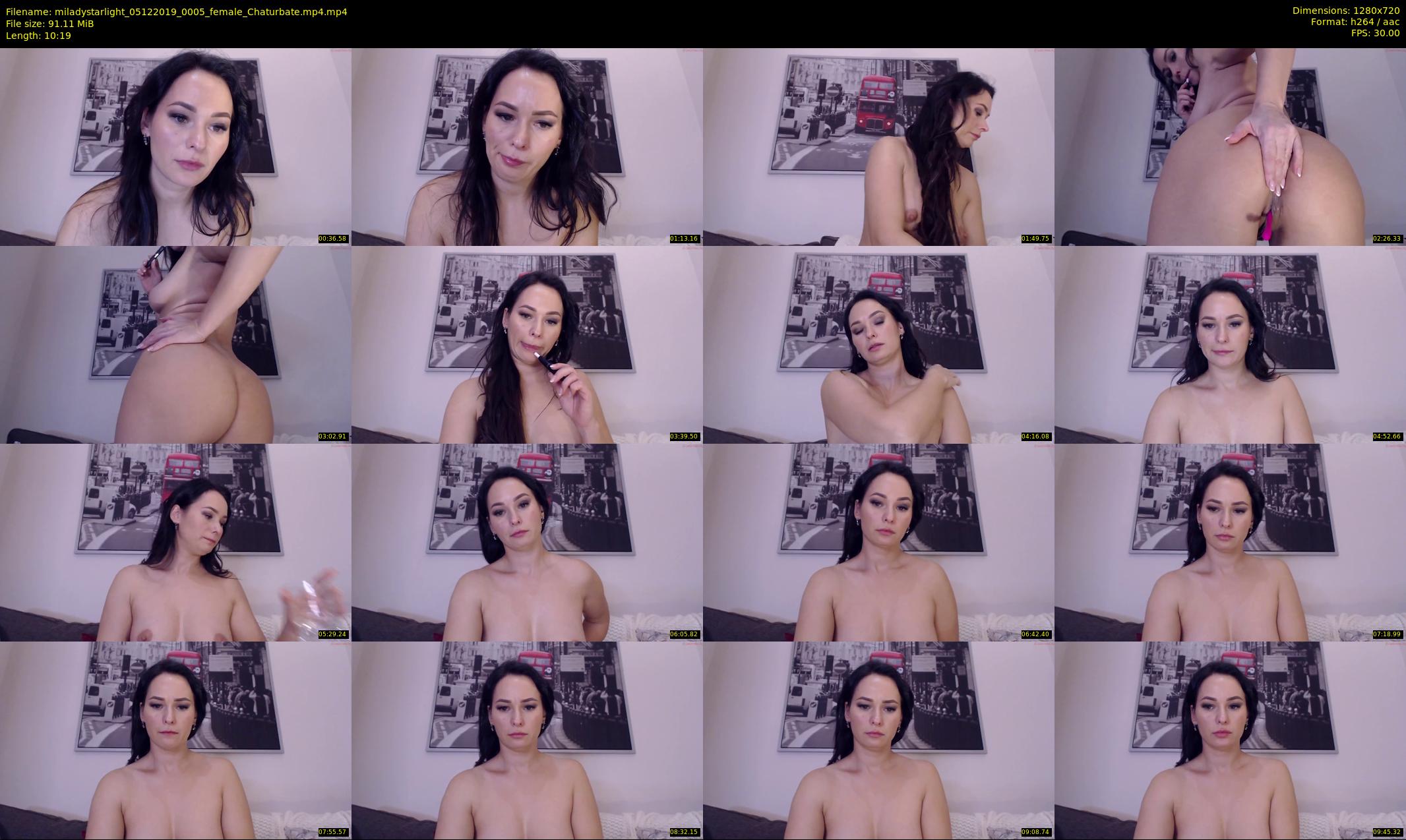 miladystarlight — 11 minute Chaturbate female cam show recording, 720p, Dec 5, 2019
