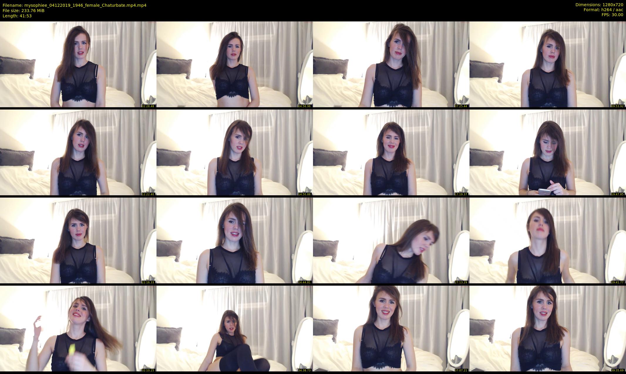mysophiee — 42 minute Chaturbate female cam show recording, 720p, Dec 4, 2019