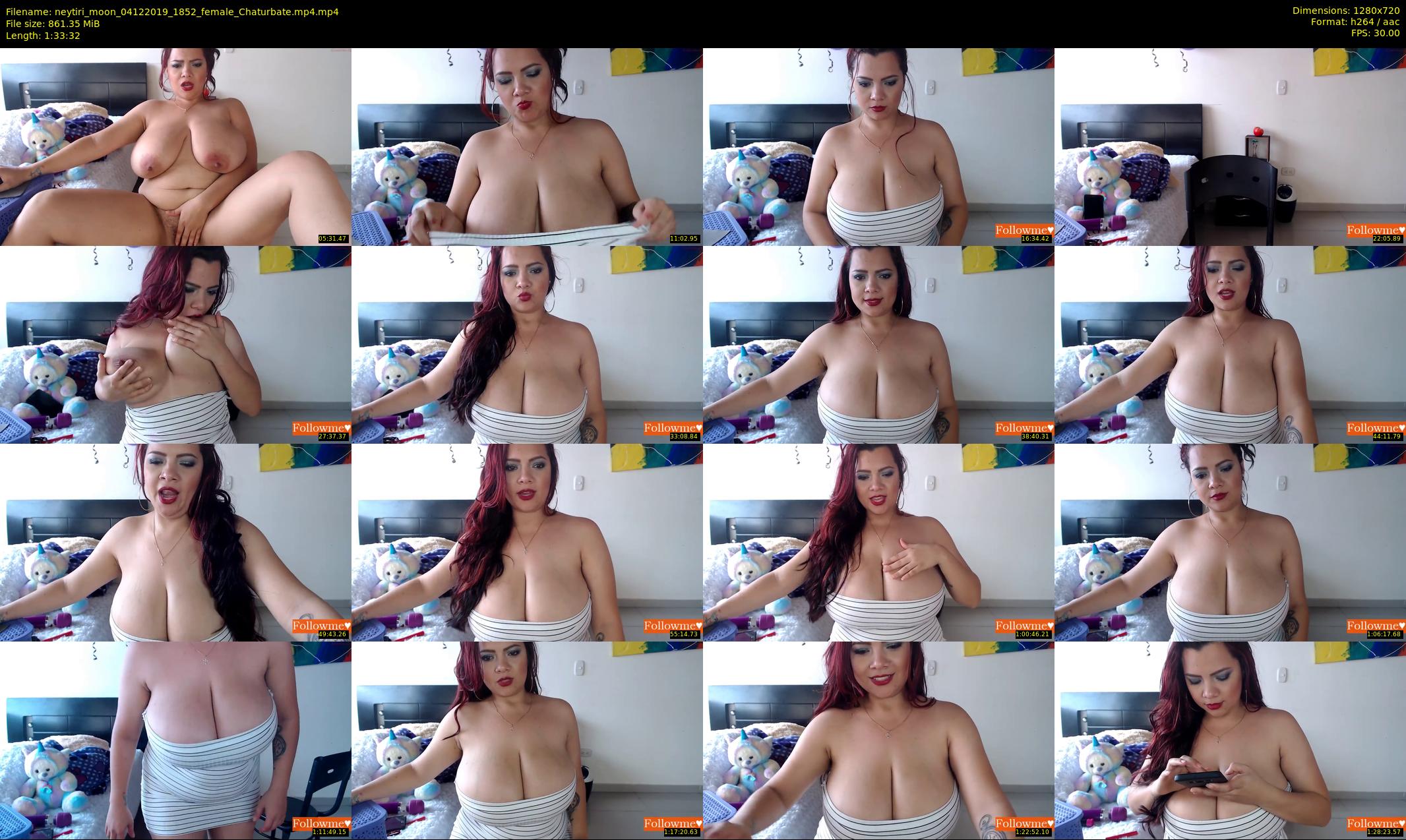 neytiri_moon — 94 minute Chaturbate female cam show recording, 720p, Dec 4, 2019