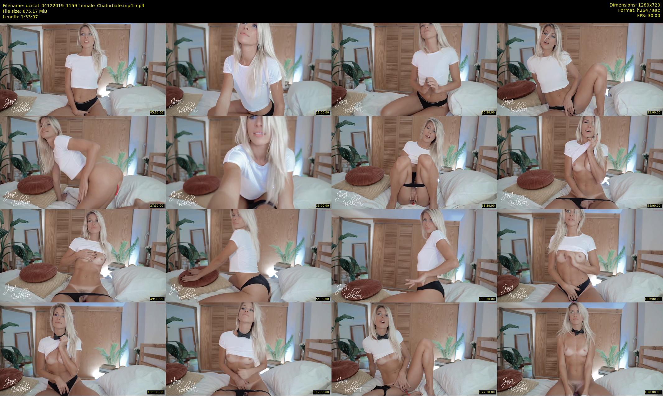 ocicat — 94 minute Chaturbate female cam show recording, 720p, Dec 4, 2019