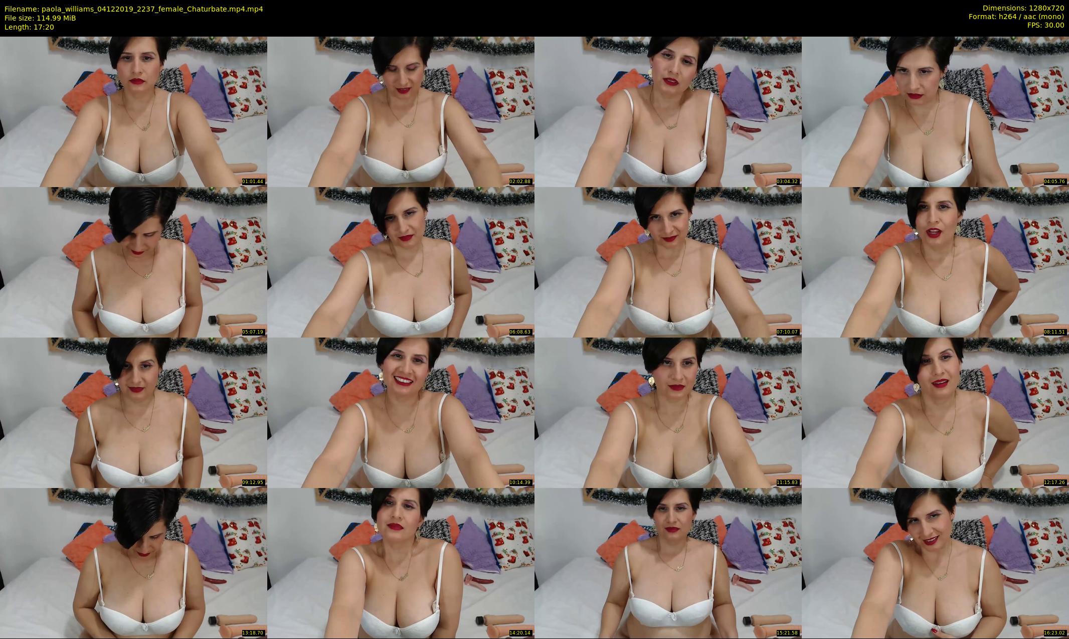 paola_williams — 18 minute Chaturbate female cam show recording, 720p, Dec 4, 2019