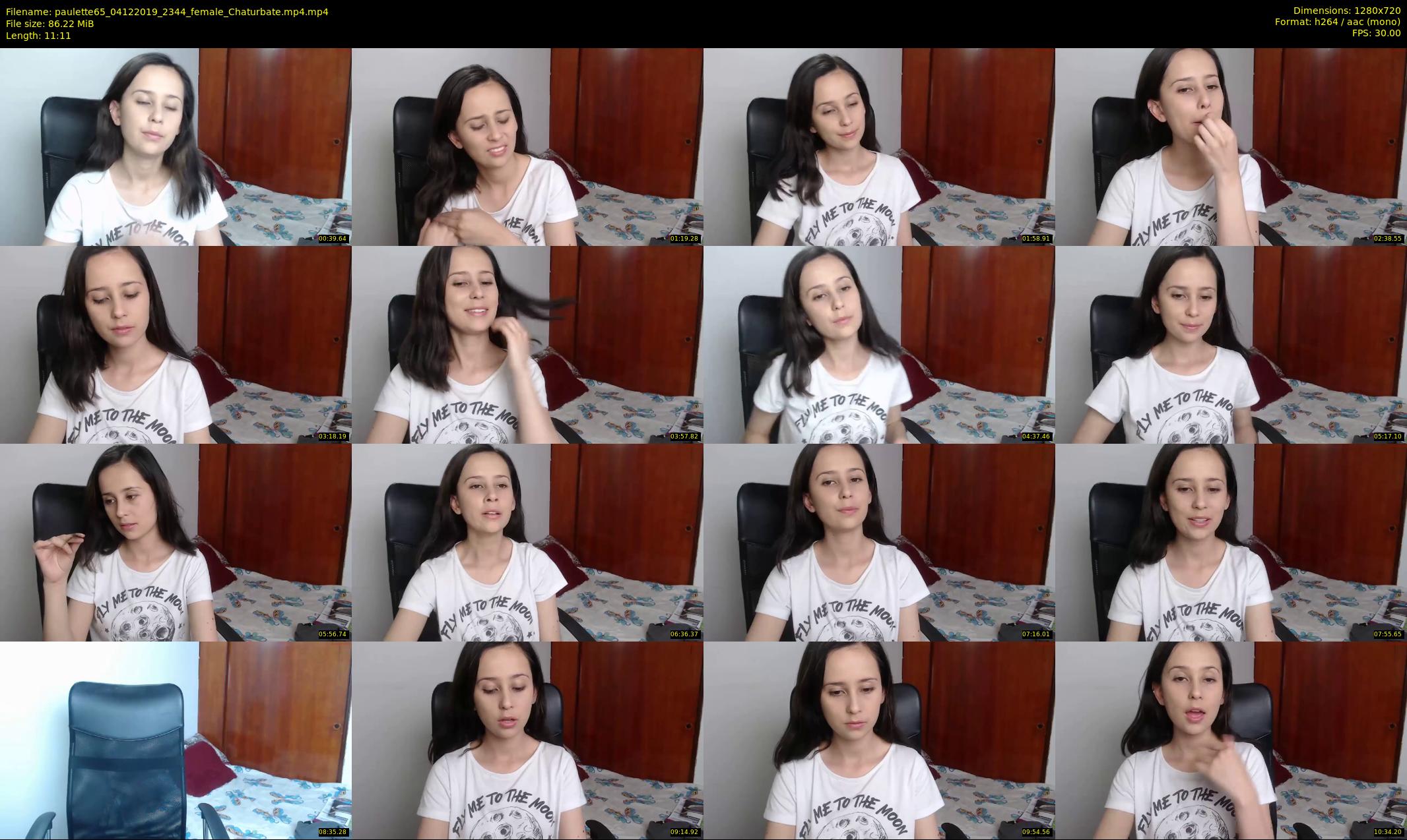 paulette65 — 12 minute Chaturbate female cam show recording, 720p, Dec 4, 2019