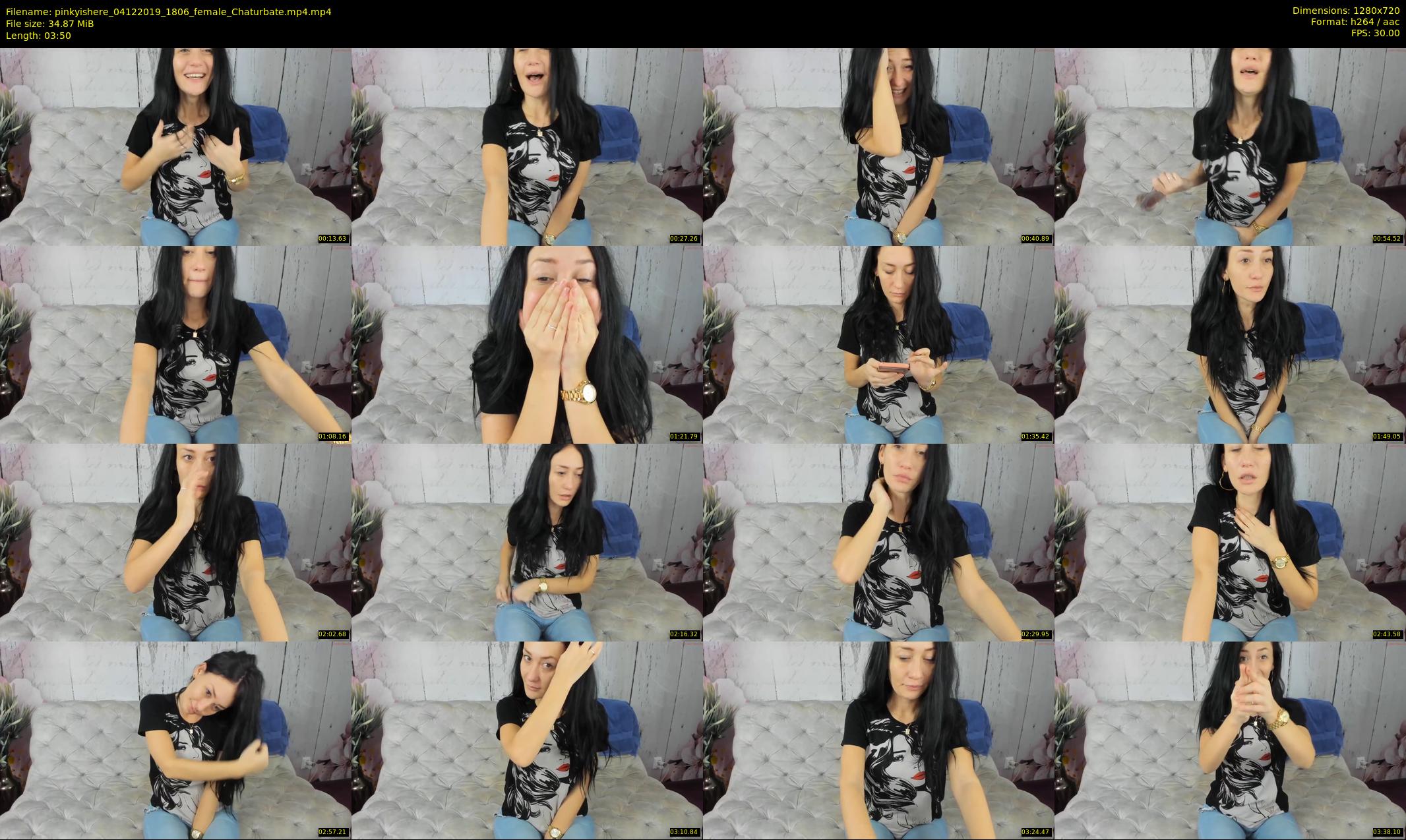 pinkyishere — 4 minute Chaturbate female cam show recording, 720p, Dec 4, 2019