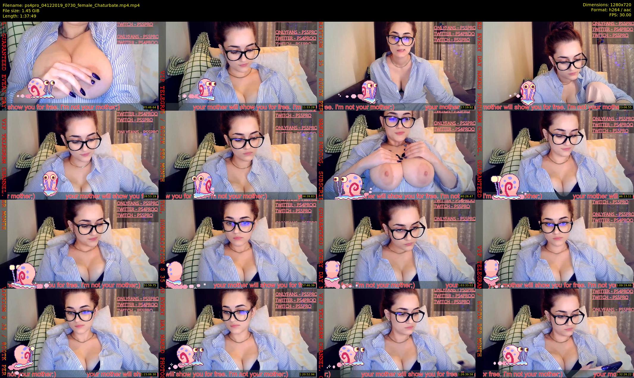ps4pro — 98 minute Chaturbate female cam show recording, 720p, Dec 4, 2019