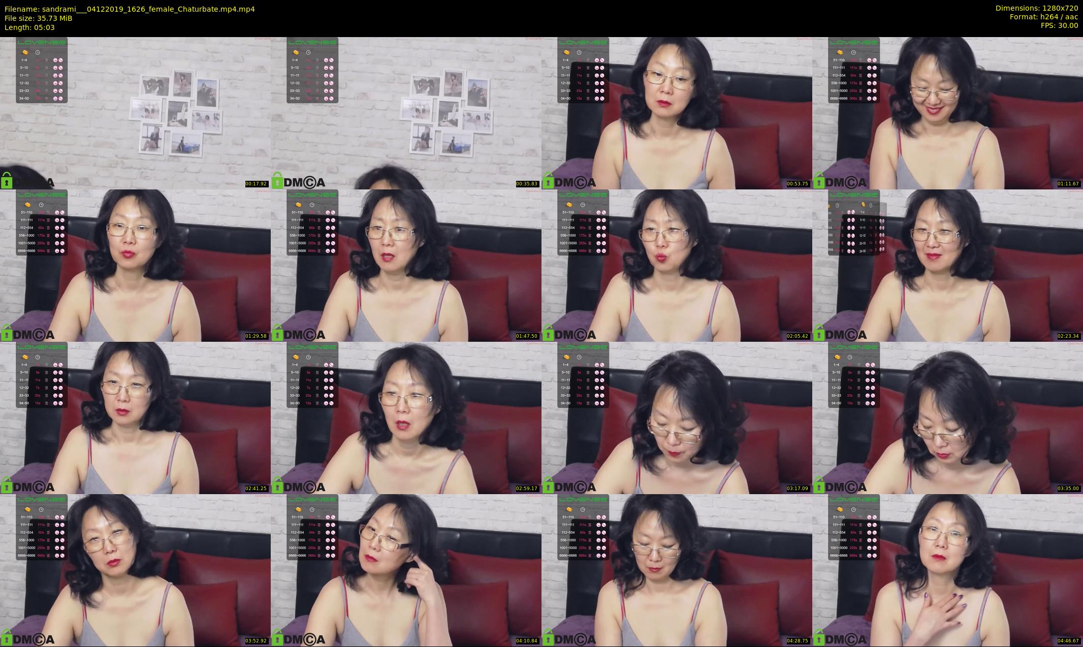 sandrami__ — 6 minute Chaturbate female cam show recording, 720p, Dec 4, 2019
