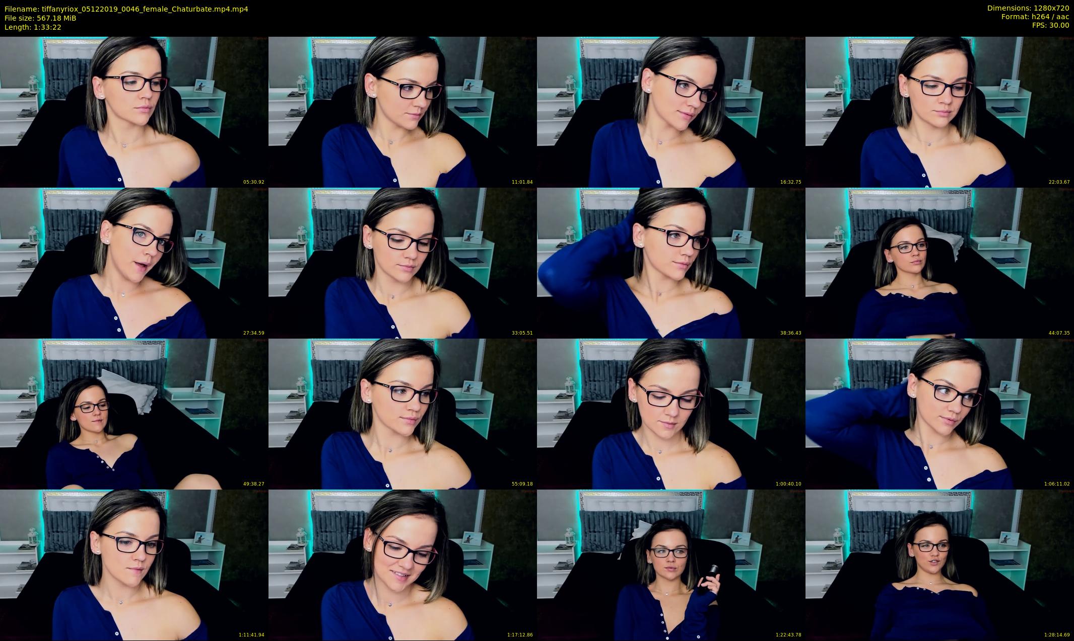 tiffanyriox — 94 minute Chaturbate female cam show recording, 720p, Dec 5, 2019