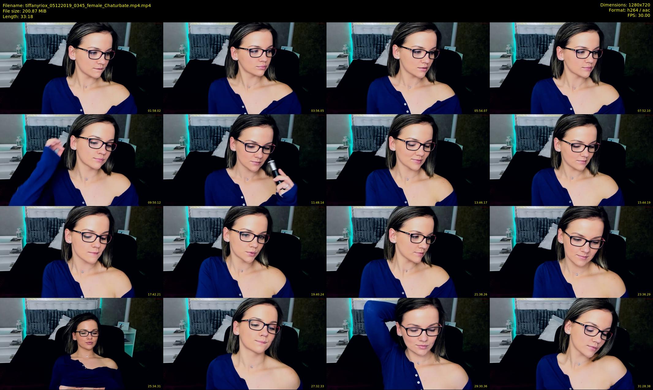 tiffanyriox — 34 minute Chaturbate female cam show recording, 720p, Dec 5, 2019