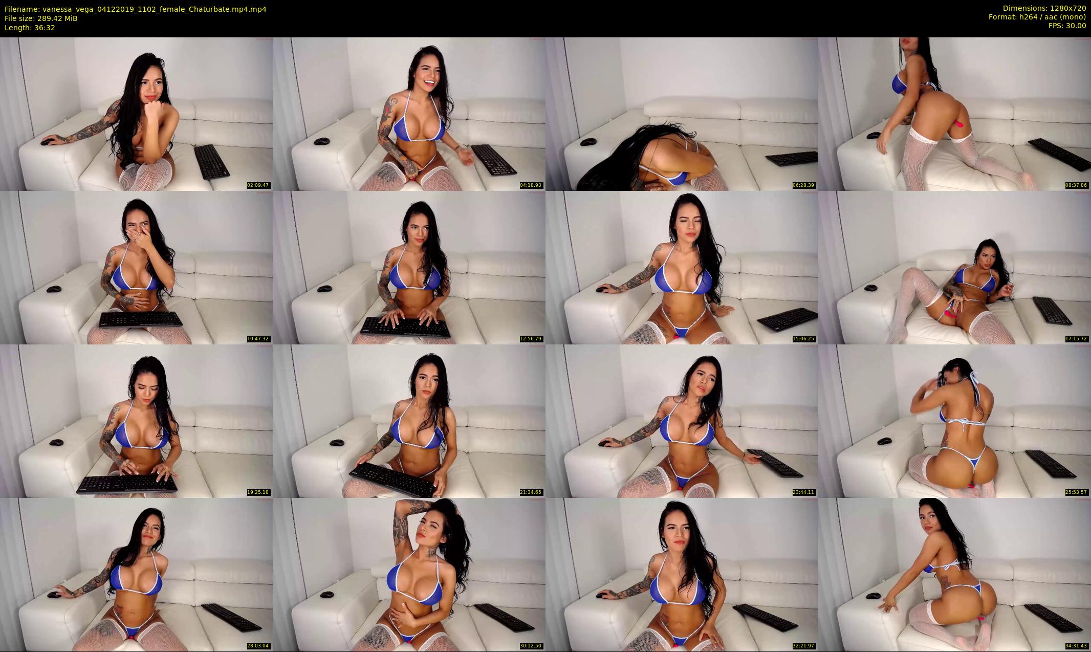 vanessa_vega — 37 minute Chaturbate female cam show recording, 720p, Dec 4, 2019