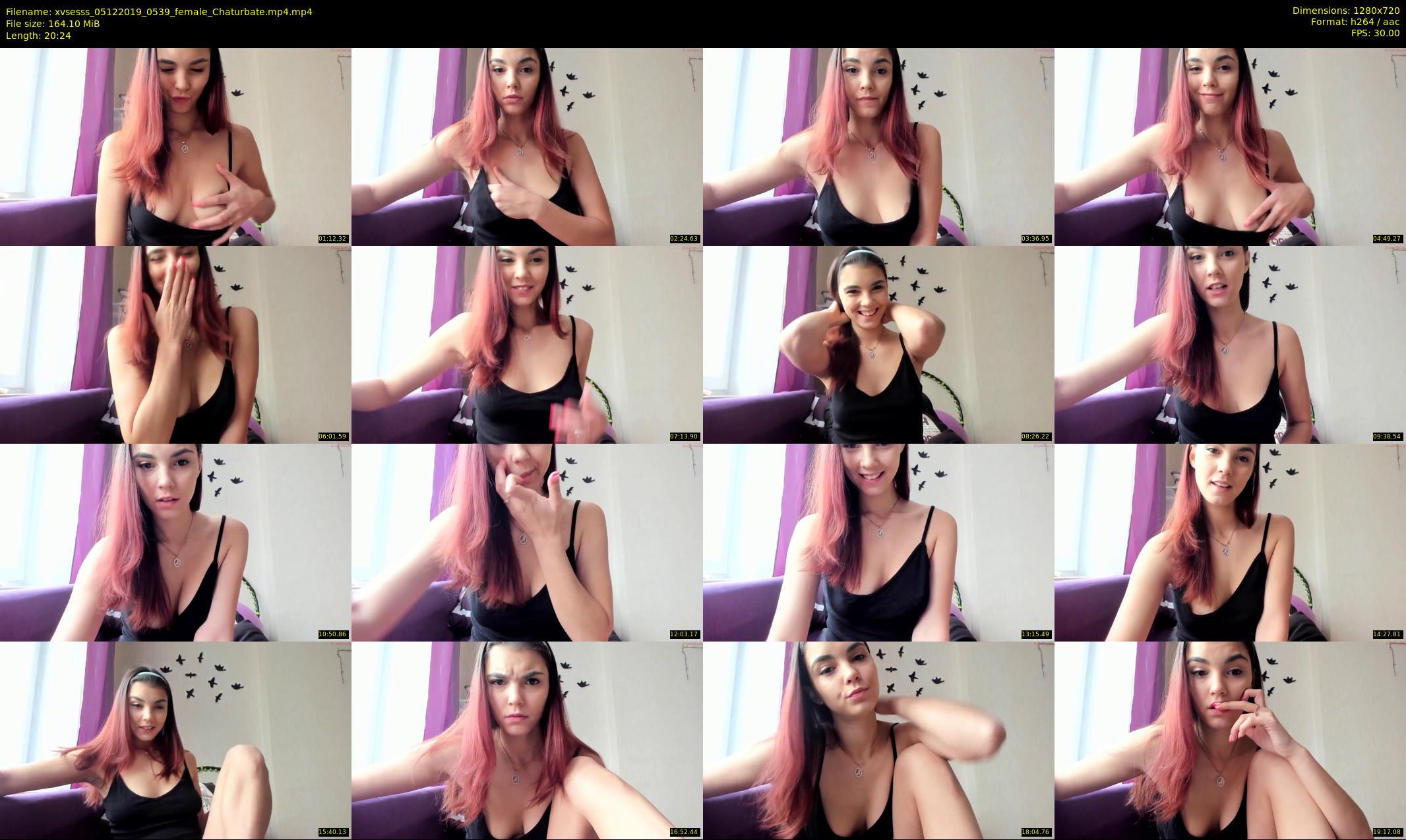 xvsesss — 21 minute Chaturbate female cam show recording, 720p, Dec 5, 2019