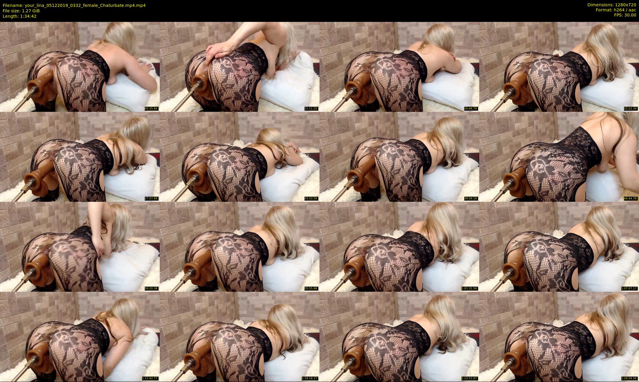 your_lina — 95 minute Chaturbate female cam show recording, 720p, Dec 5, 2019