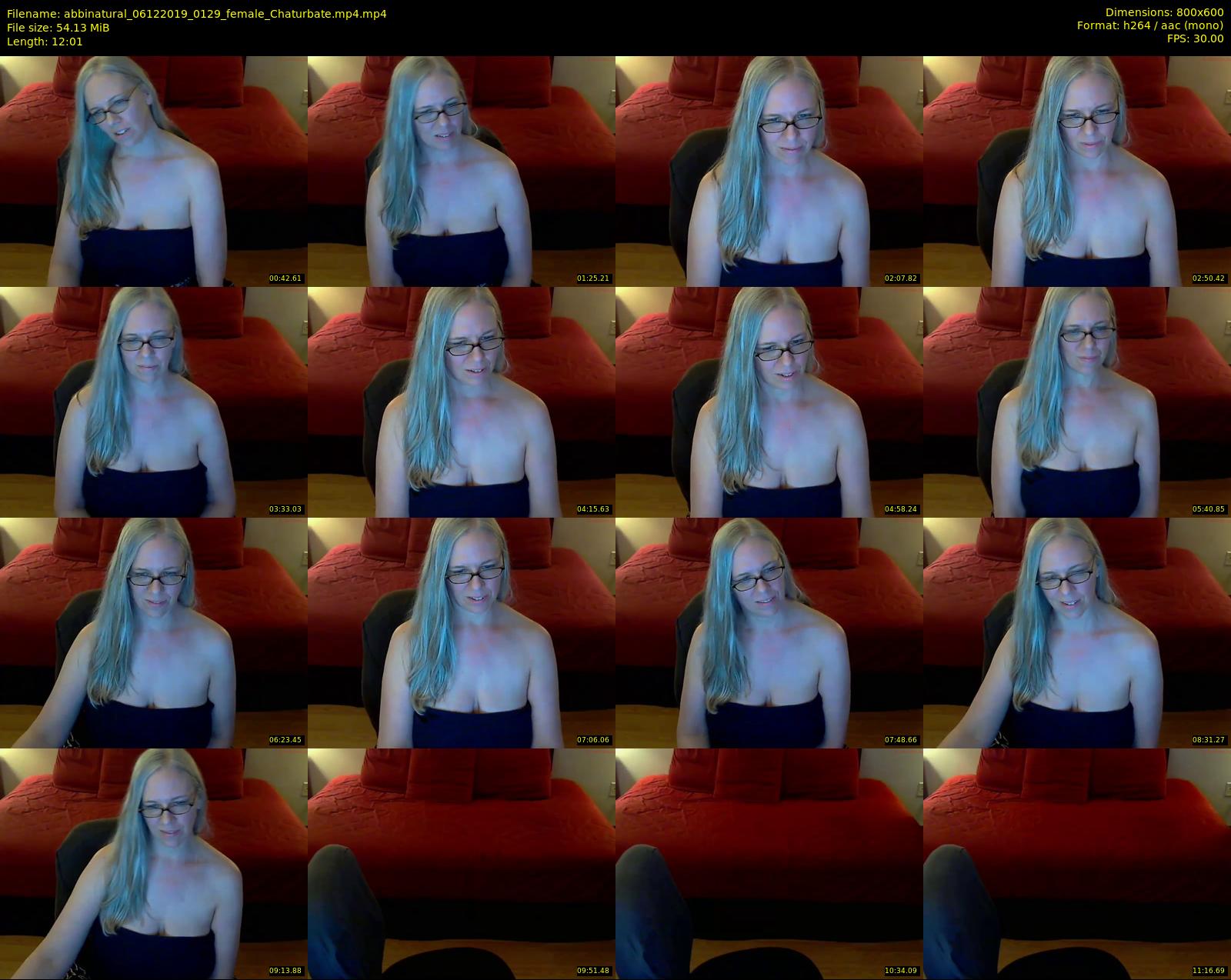 abbinatural — 13 minute Chaturbate female cam show recording, 480p, Dec 6, 2019