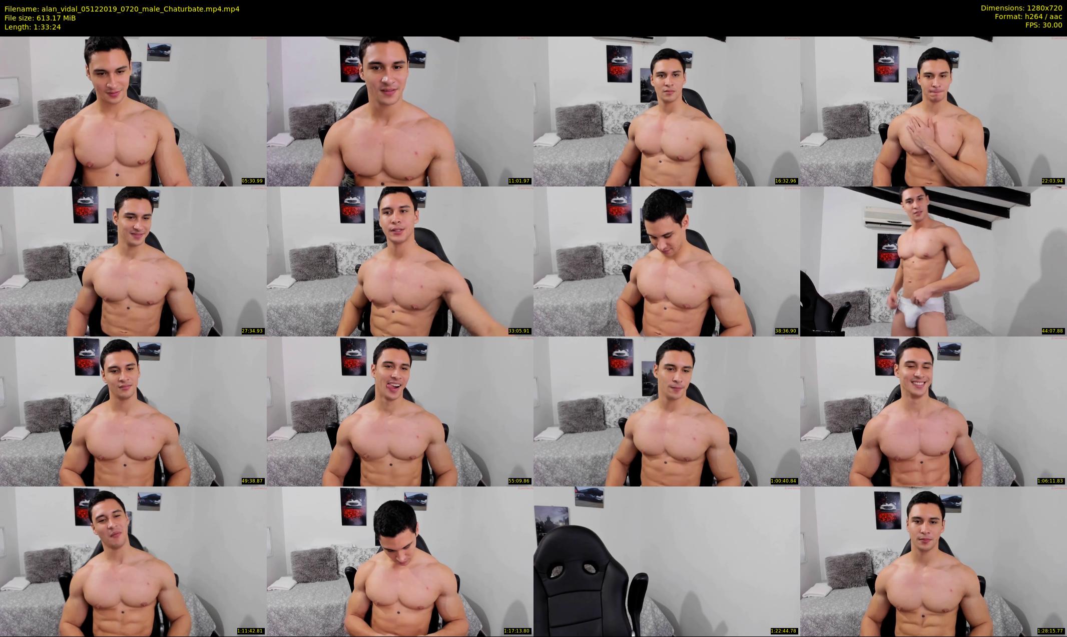 alan_vidal — 94 minute Chaturbate male cam show recording, 720p, Dec 5, 2019