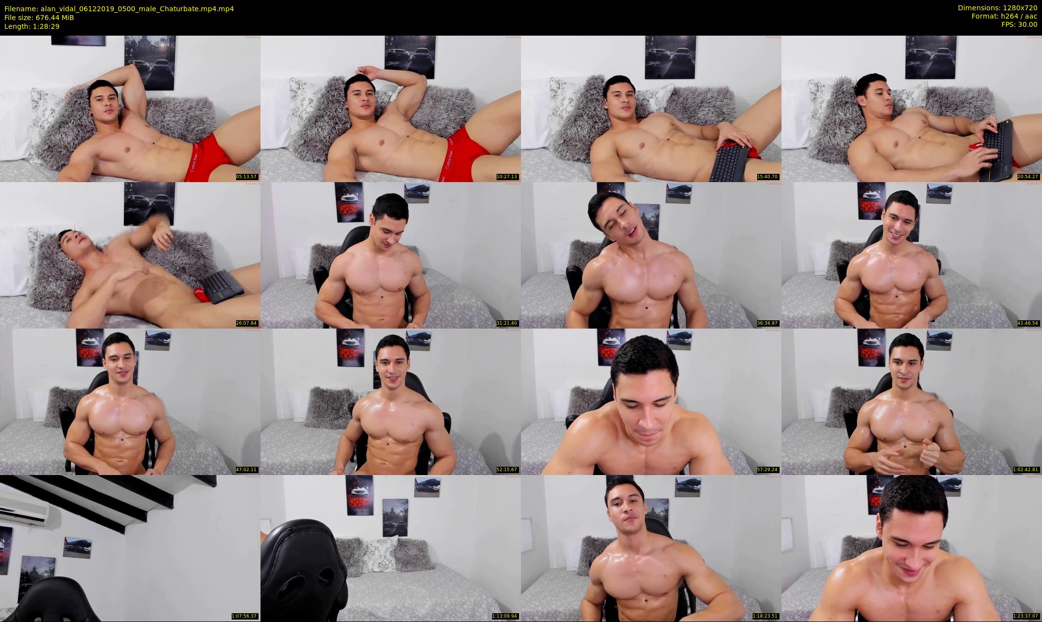alan_vidal — 89 minute Chaturbate male cam show recording, 720p, Dec 6, 2019