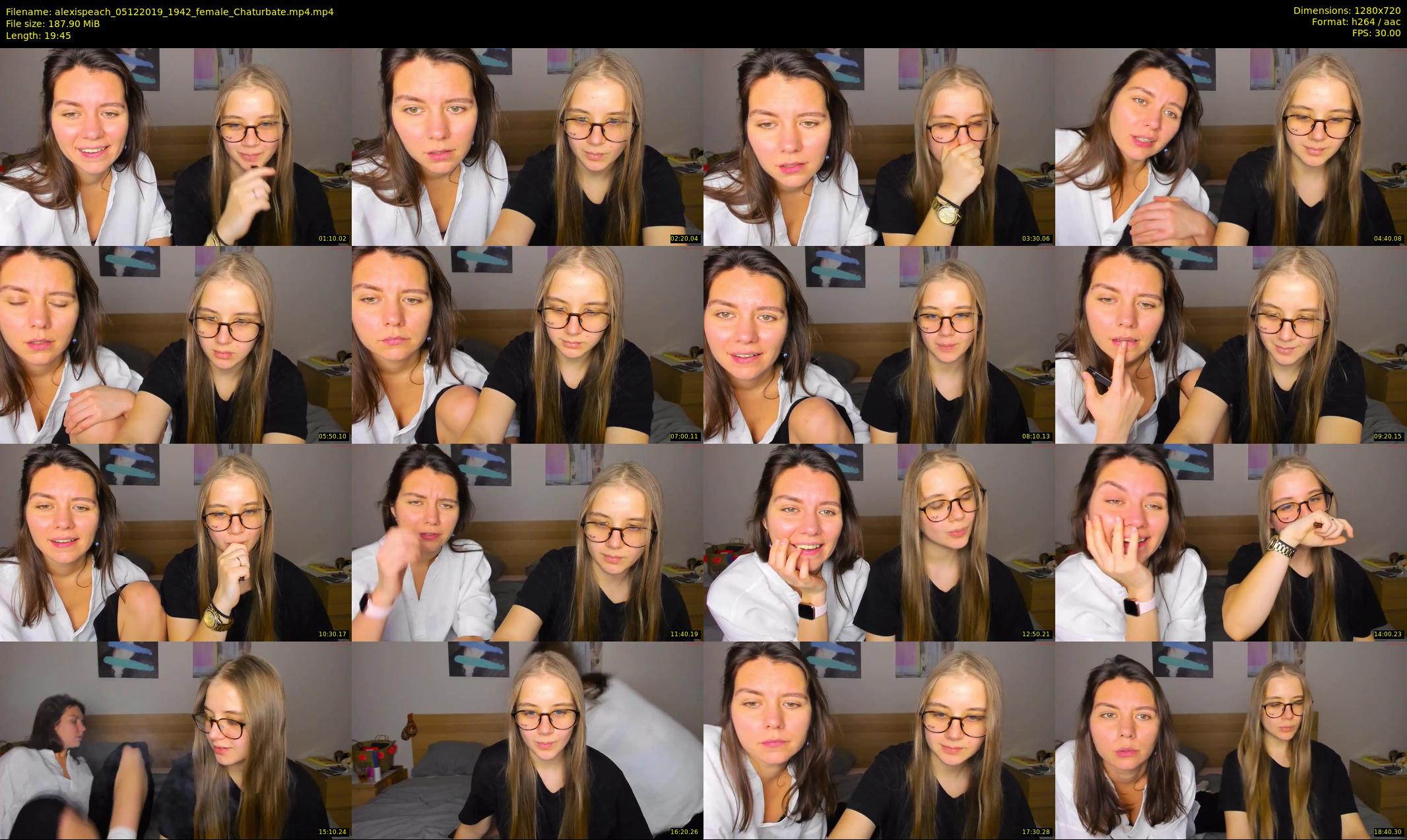 alexispeach — 20 minute Chaturbate female cam show recording, 720p, Dec 5, 2019