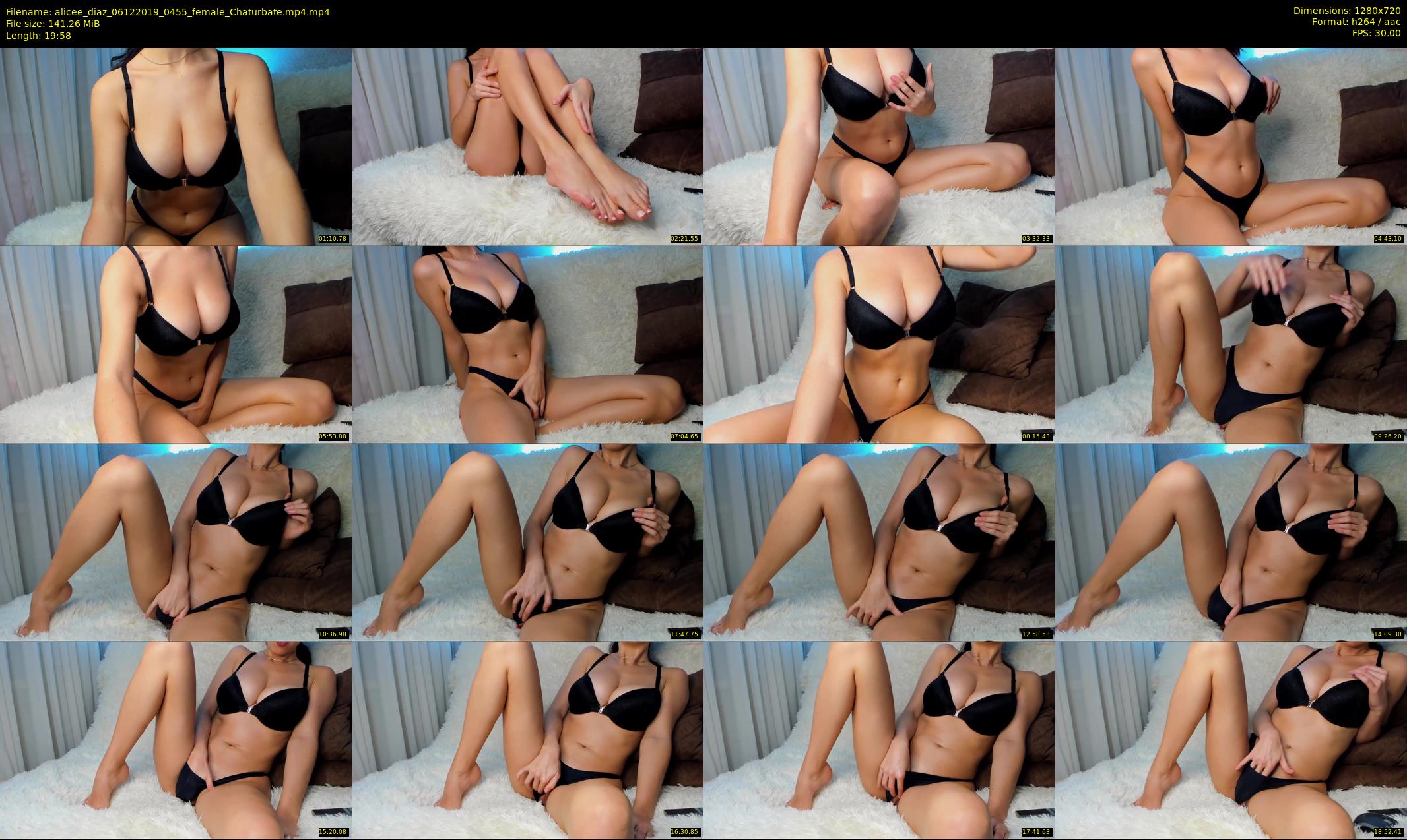 alicee_diaz — 20 minute Chaturbate female cam show recording, 720p, Dec 6, 2019
