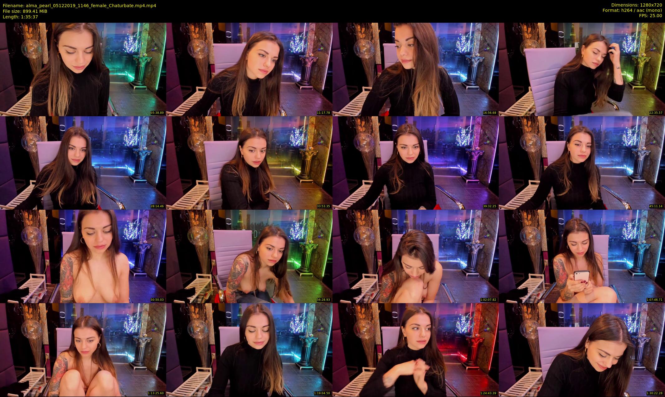 alma_pearl — 96 minute Chaturbate female cam show recording, 720p, Dec 5, 2019