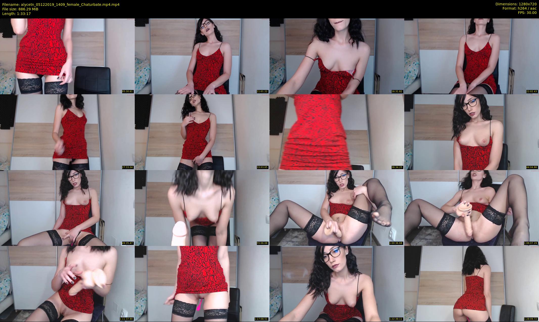 alycetn — 94 minute Chaturbate female cam show recording, 720p, Dec 5, 2019