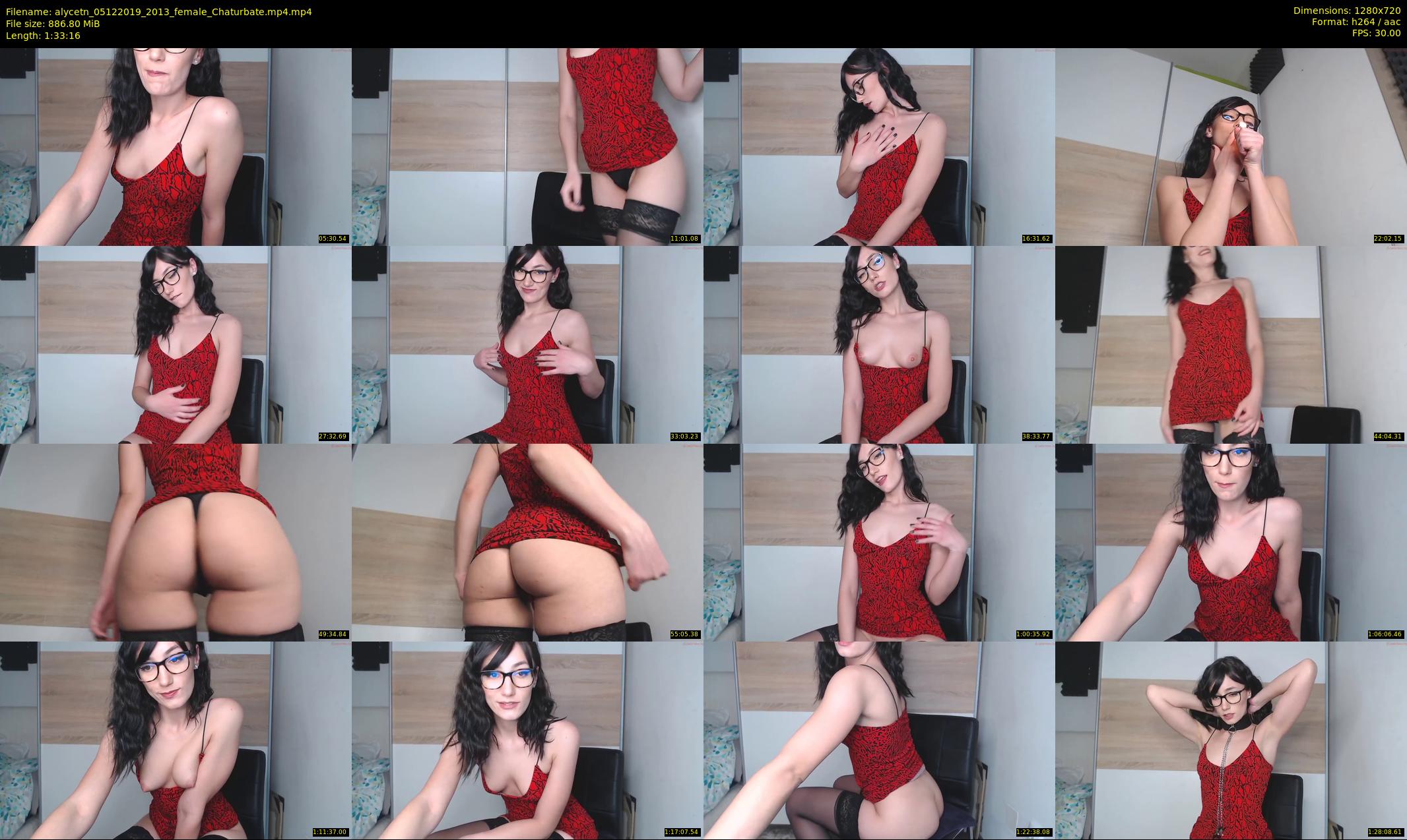 alycetn — 94 minute Chaturbate female cam show recording, 720p, Dec 5, 2019