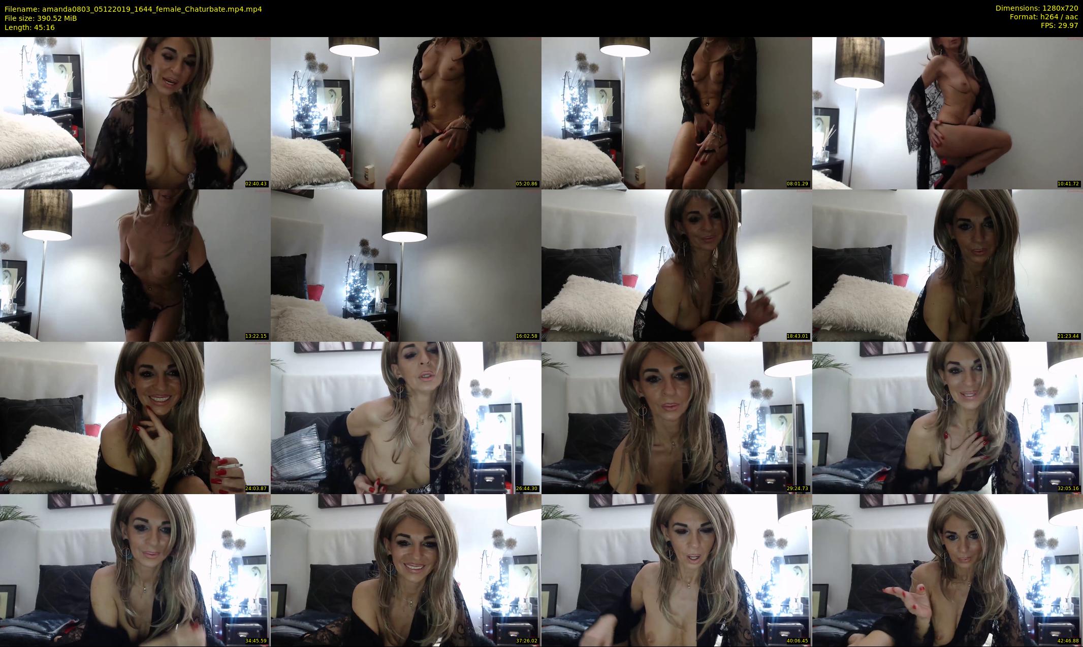 amanda0803 — 46 minute Chaturbate female cam show recording, 720p, Dec 5, 2019